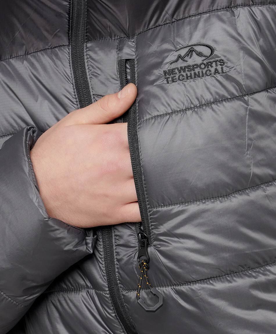 Parka deportiva hombre costuras