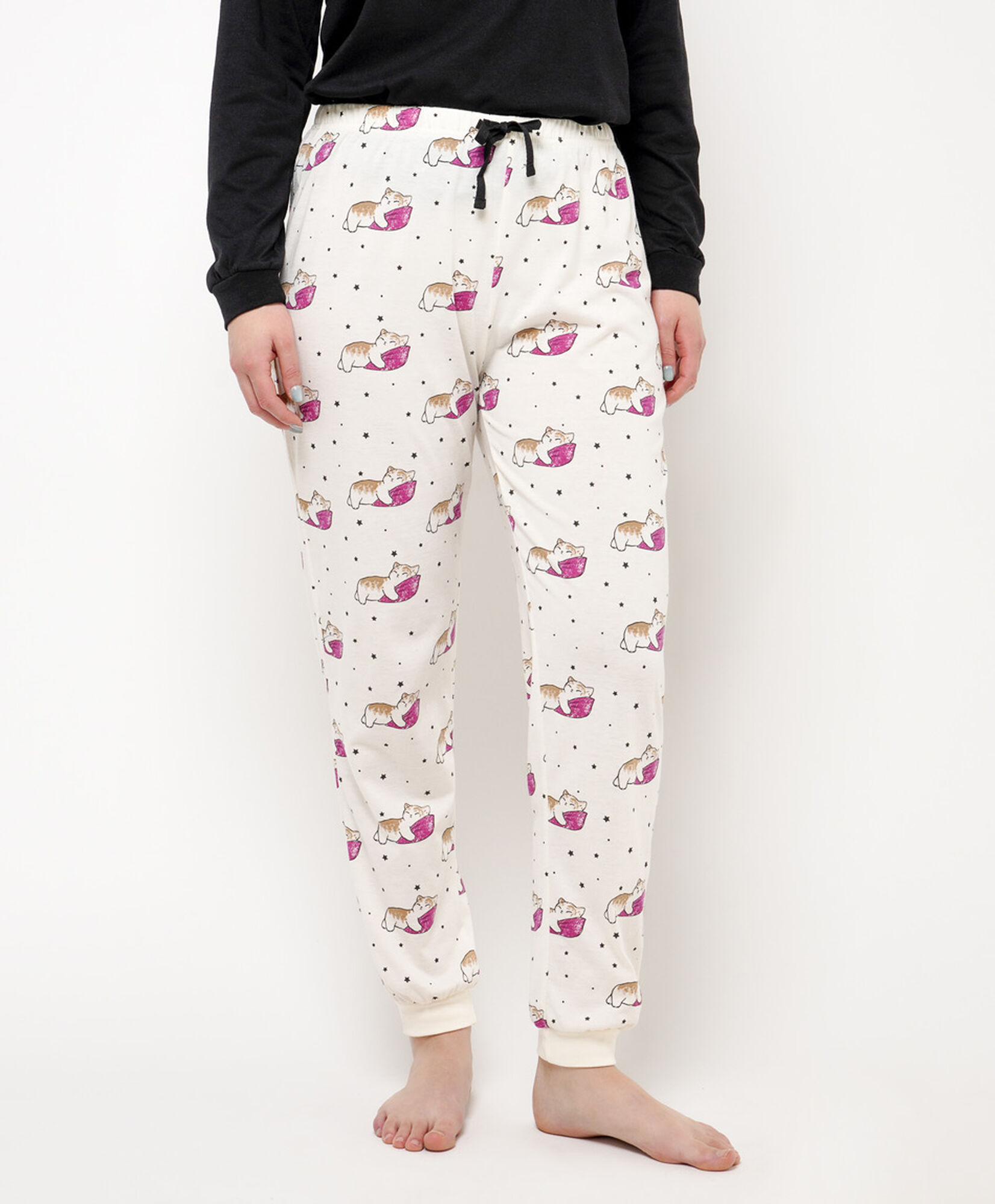 Pijama mujer gato durmiendo Pijama mujer gato durmiendo