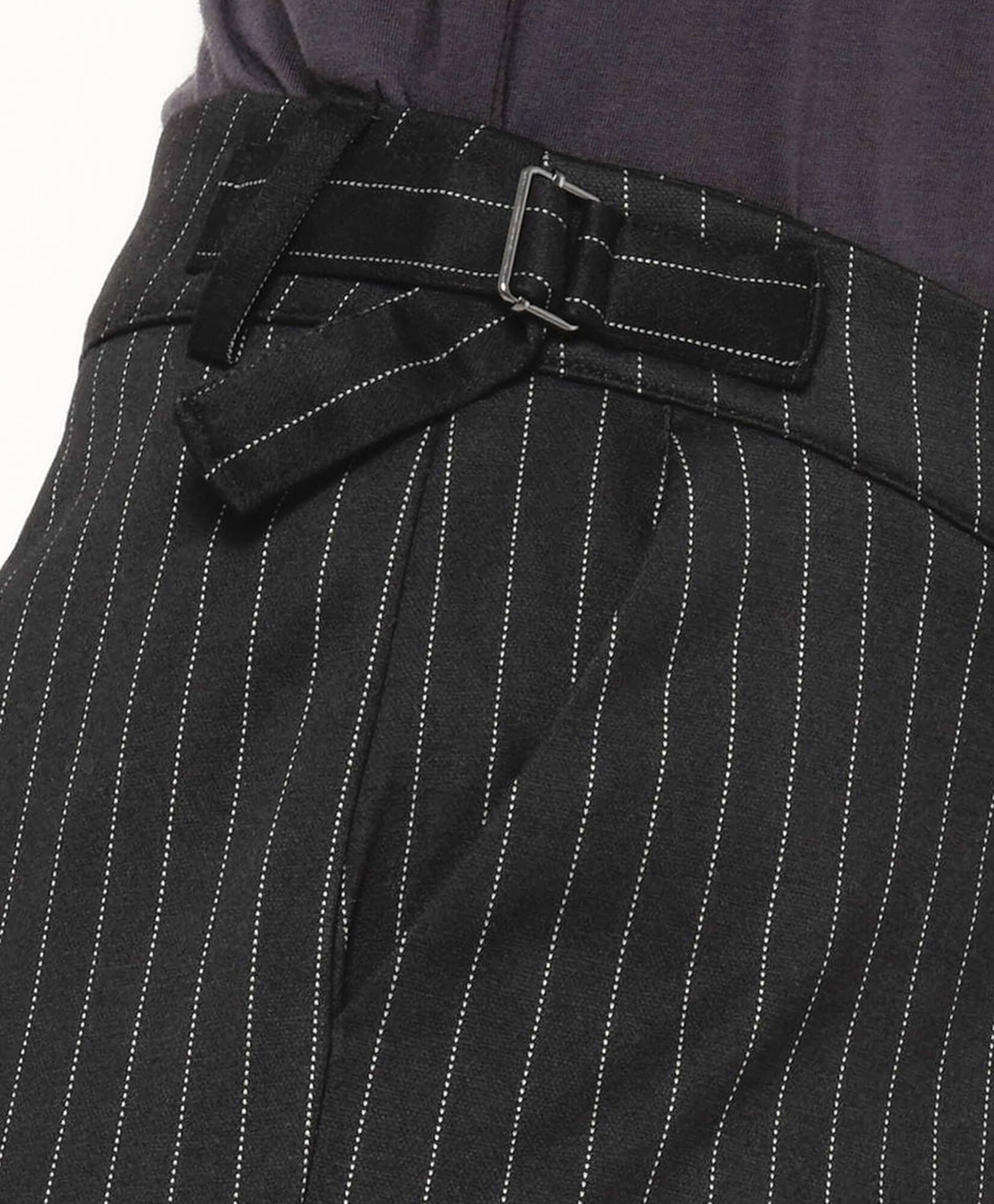Pantalón mujer negro líneas wide Pantalón mujer negro líneas wide