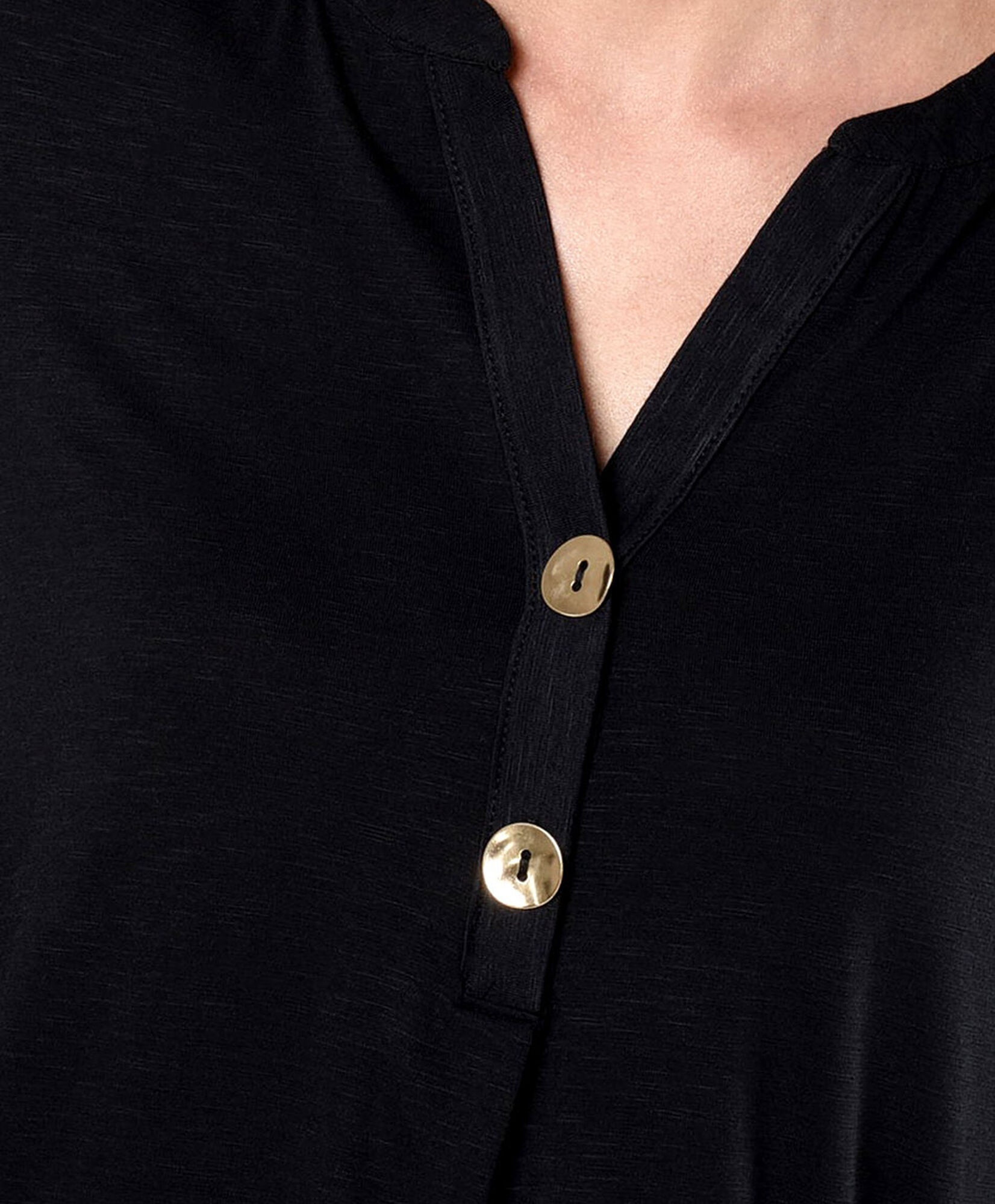 Polera mujer doble botón Polera mujer doble botón