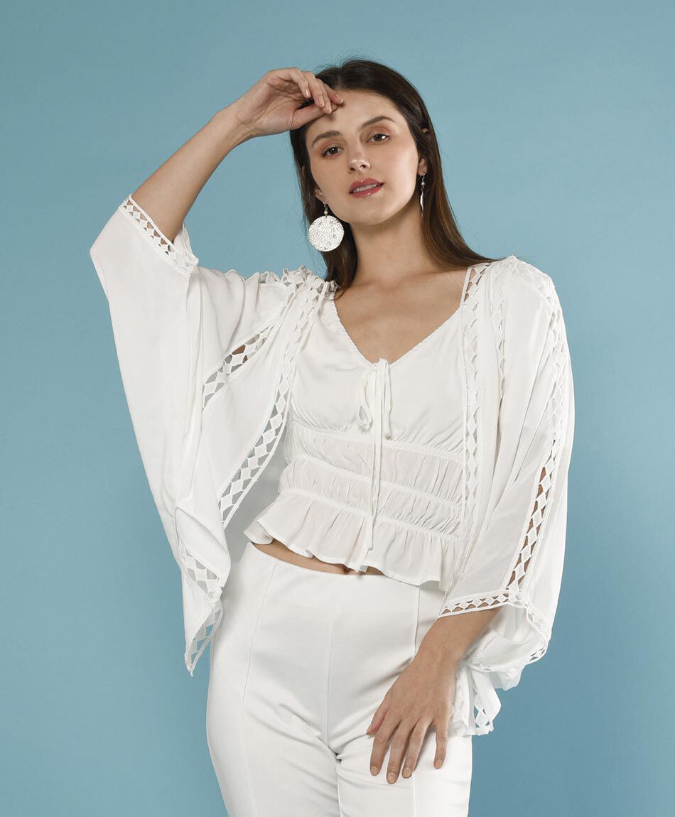 Kimono manga al codo