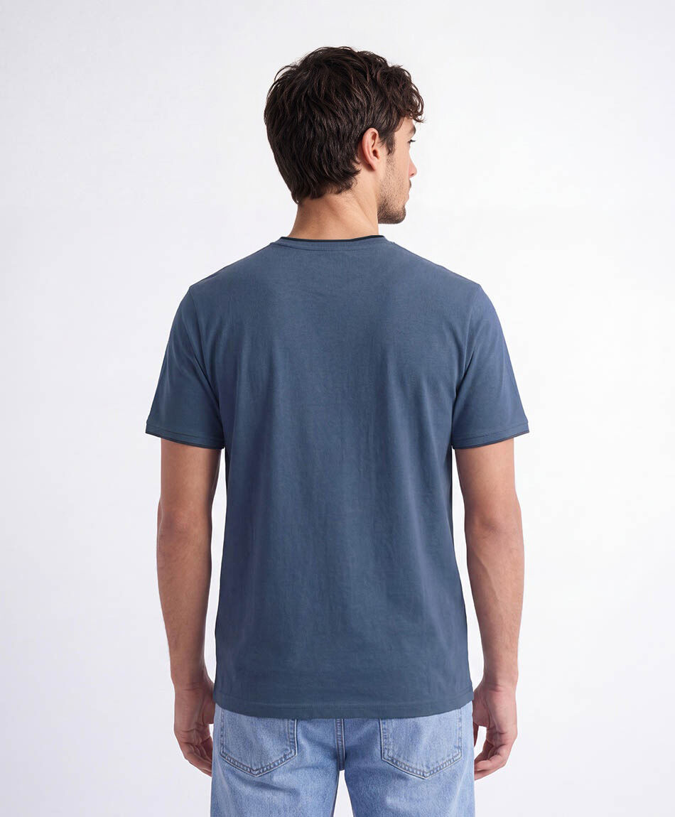 Polera hombre contraste