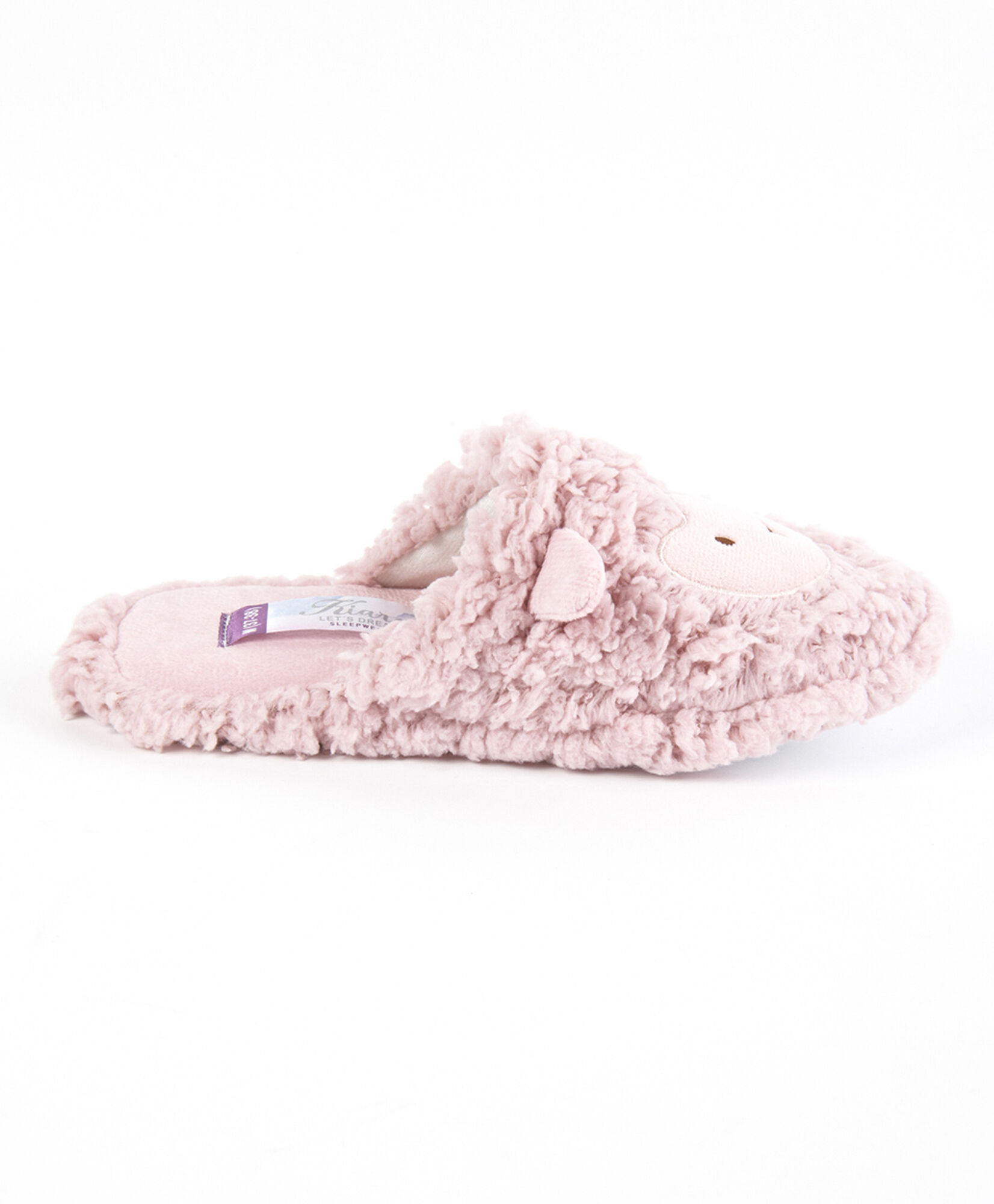 Pantufla mujer corderito rosado Pantufla mujer corderito rosado