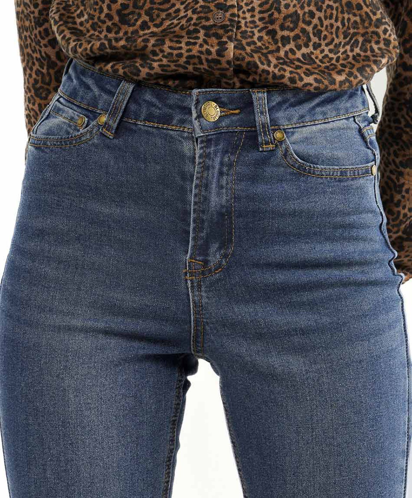 Jeans mujer basta desflecada skinny fit Jeans mujer basta desflecada skinny fit