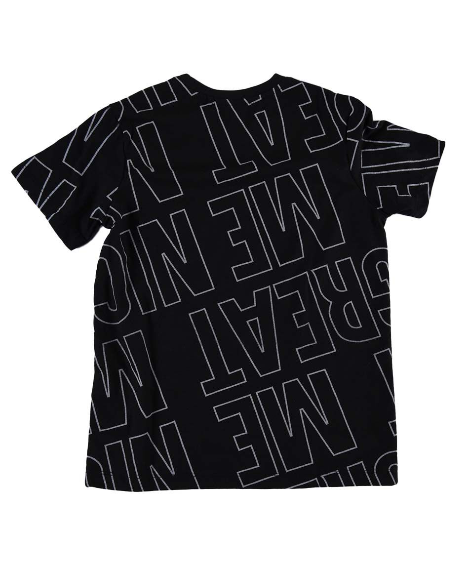 Polera manga corta cuello redondo