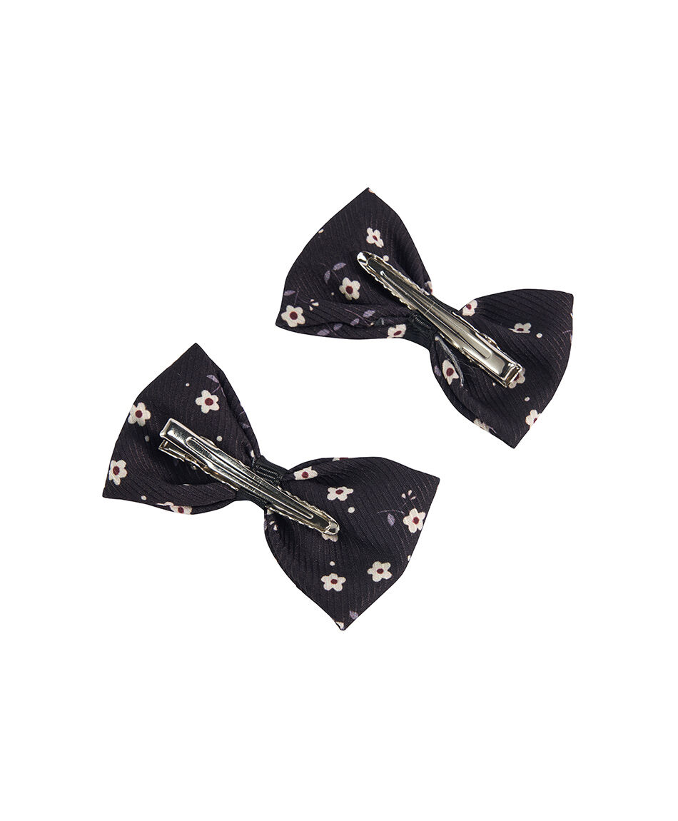 Set 2 pinches infantil cinta florcitas