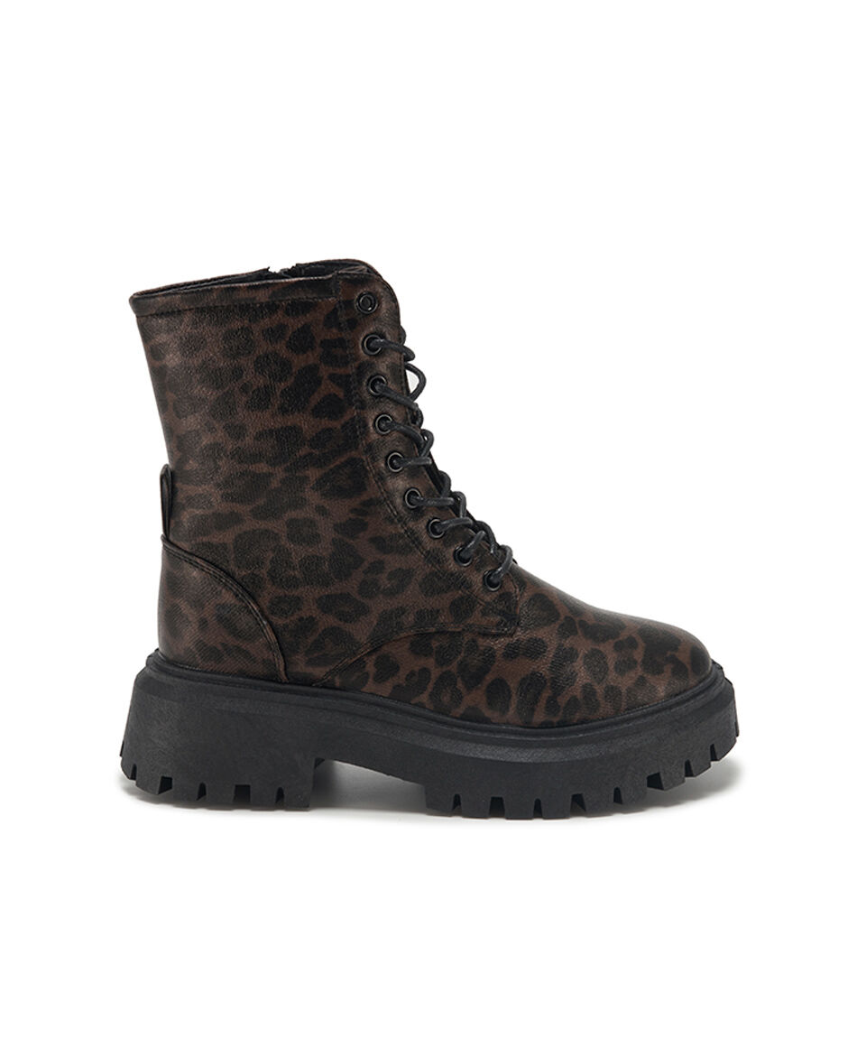 Bot&iacute;n mujer animal print