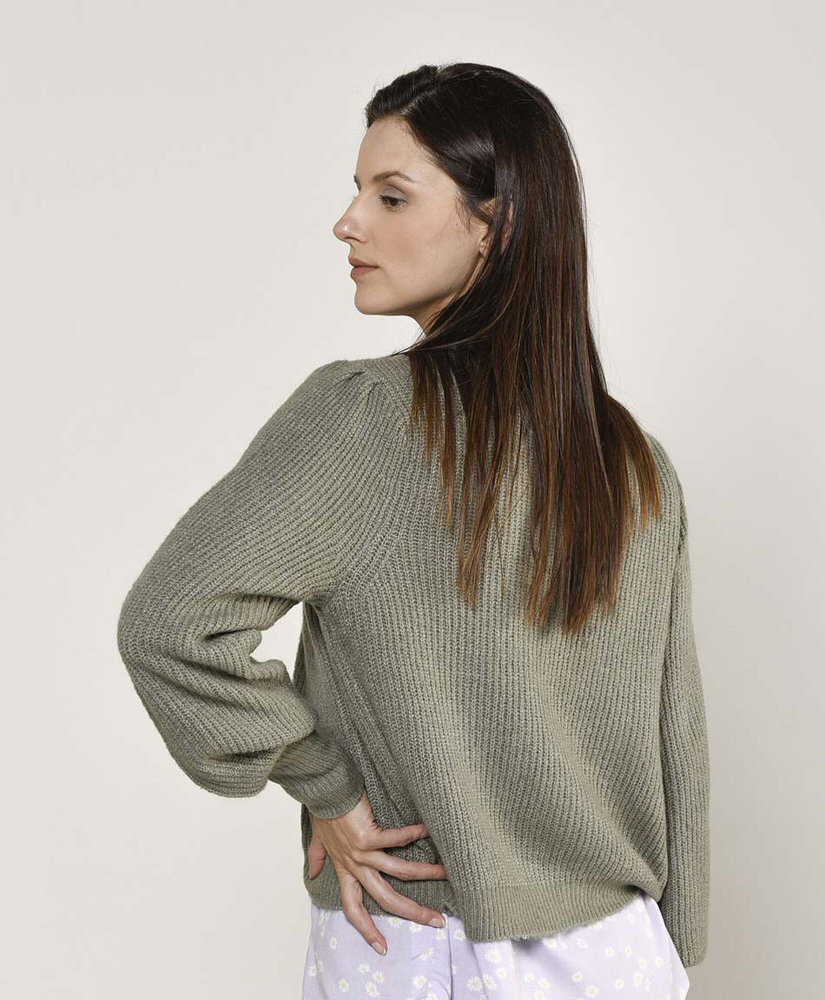 Cardigan mujer crop botones Cardigan mujer crop botones