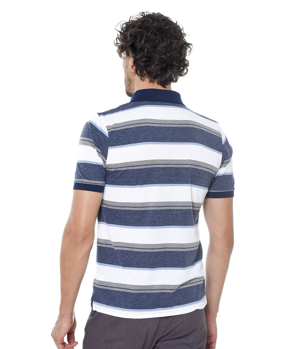 Polera cuello polo
