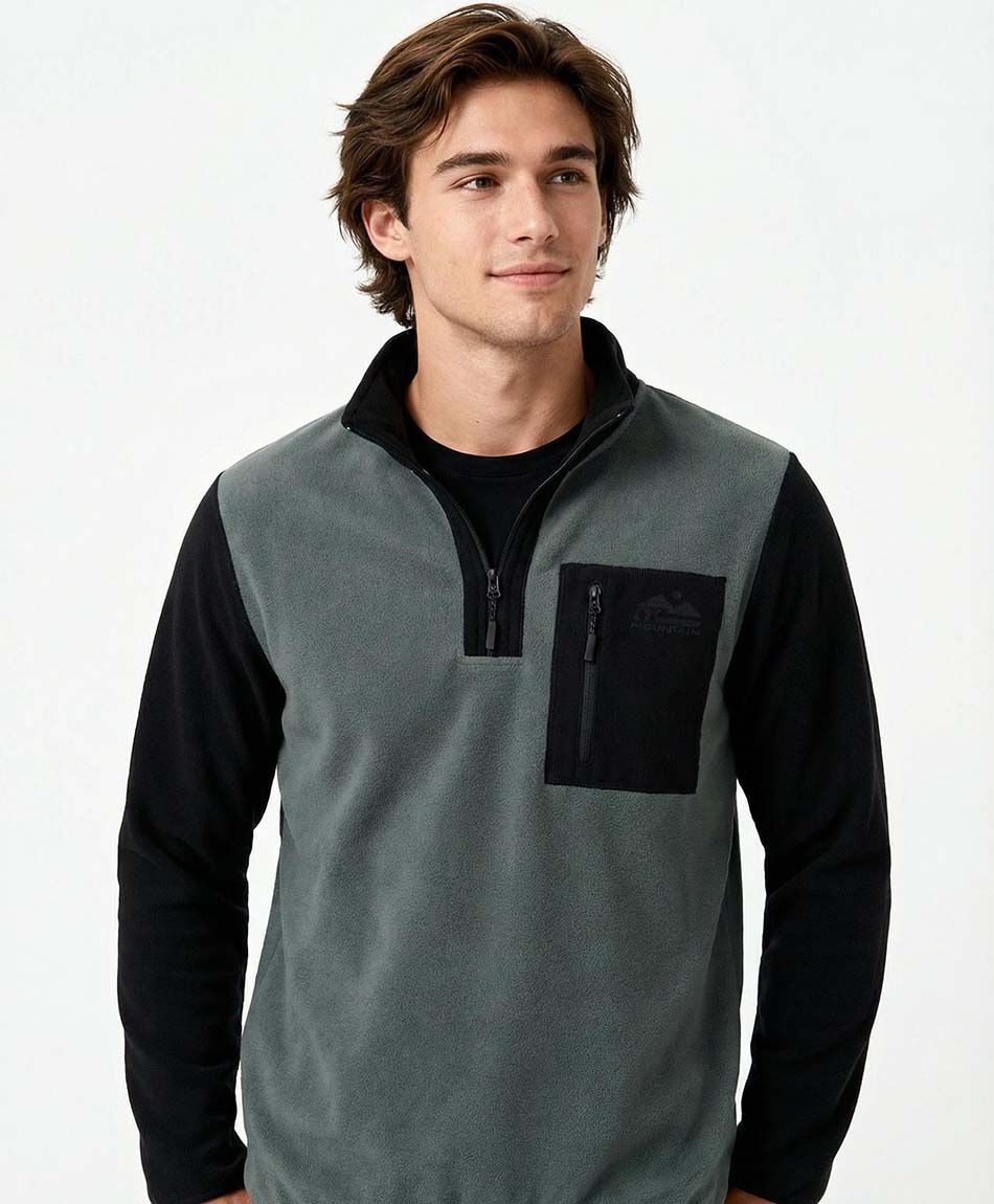 Polar hombre bolsillo frontal t&eacute;cnico