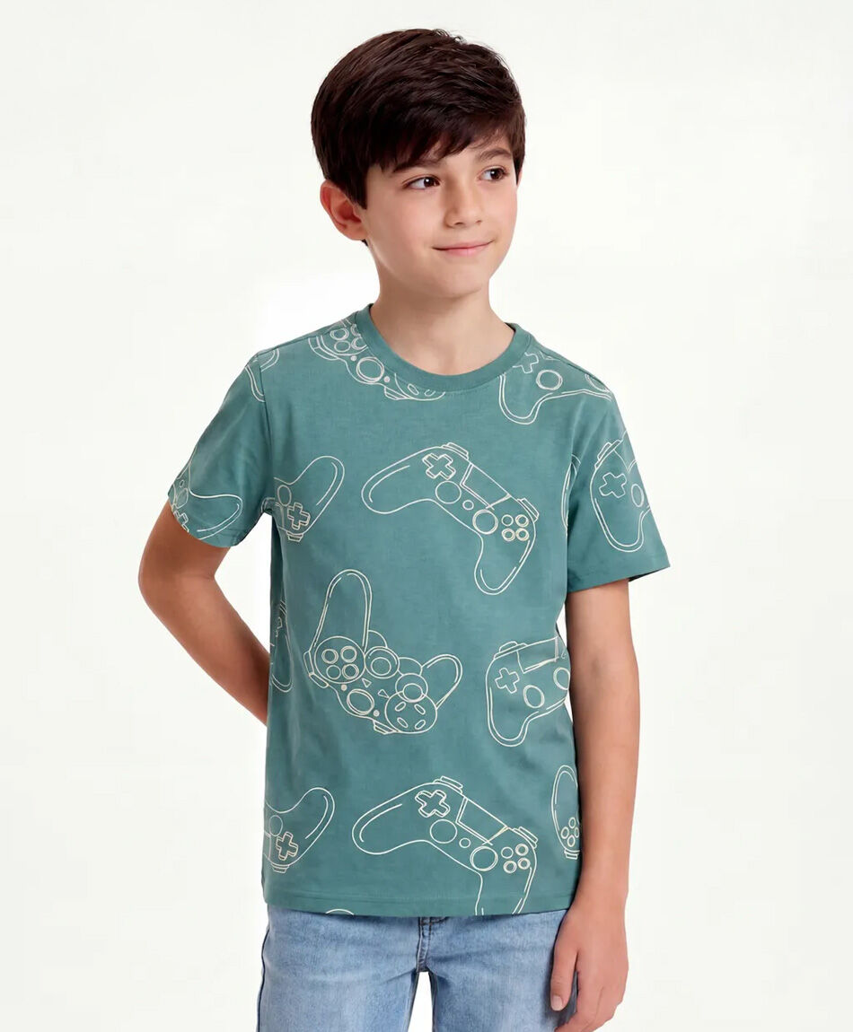 Polera ni&ntilde;o control gamer