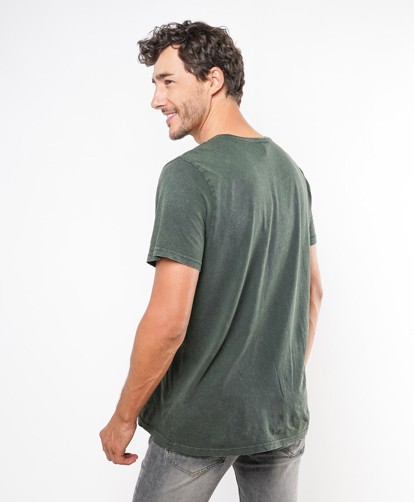 Polera hombre mini palabra Polera hombre mini palabra