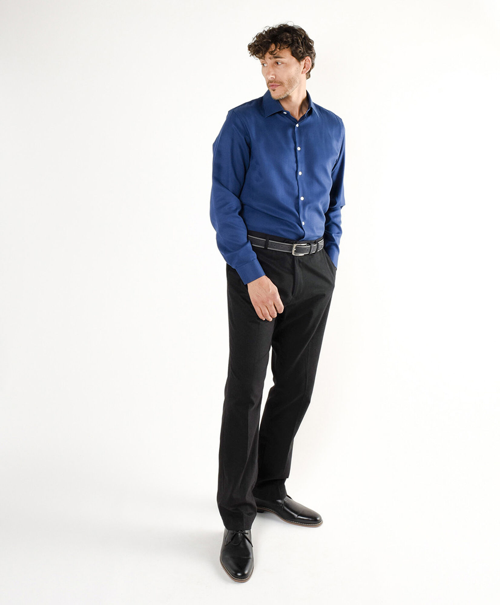 Camisa hombre navy manga larga Camisa hombre navy manga larga