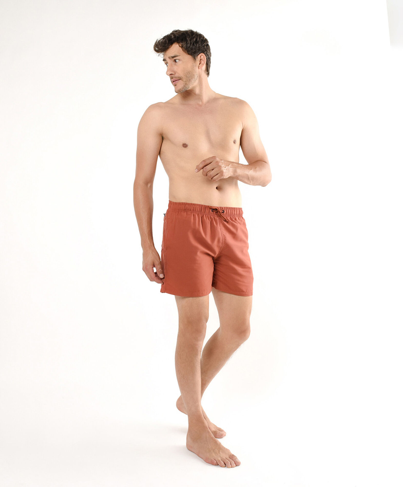 Traje de baño hombre liso Traje de baño hombre liso