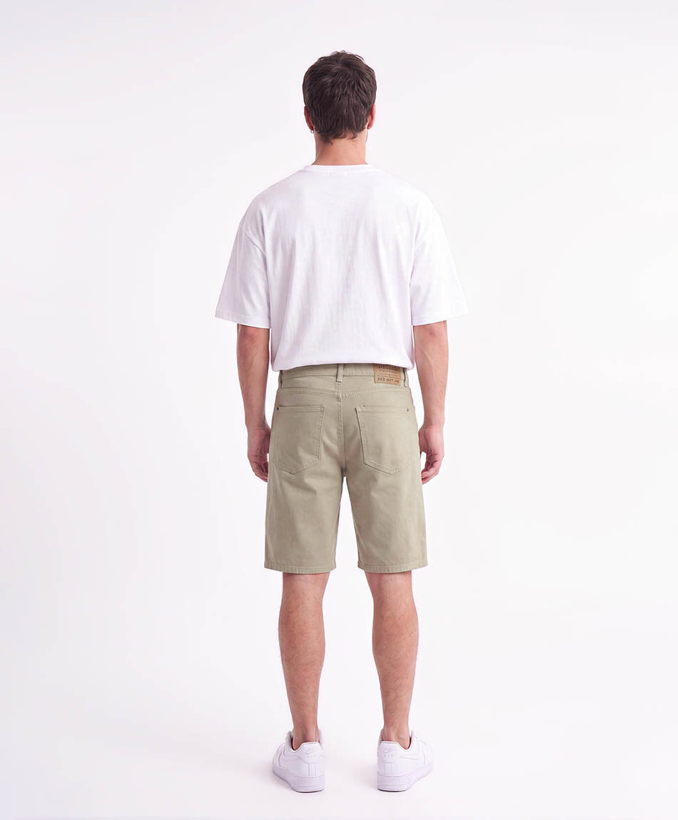 Bermuda hombre twill bolsillos