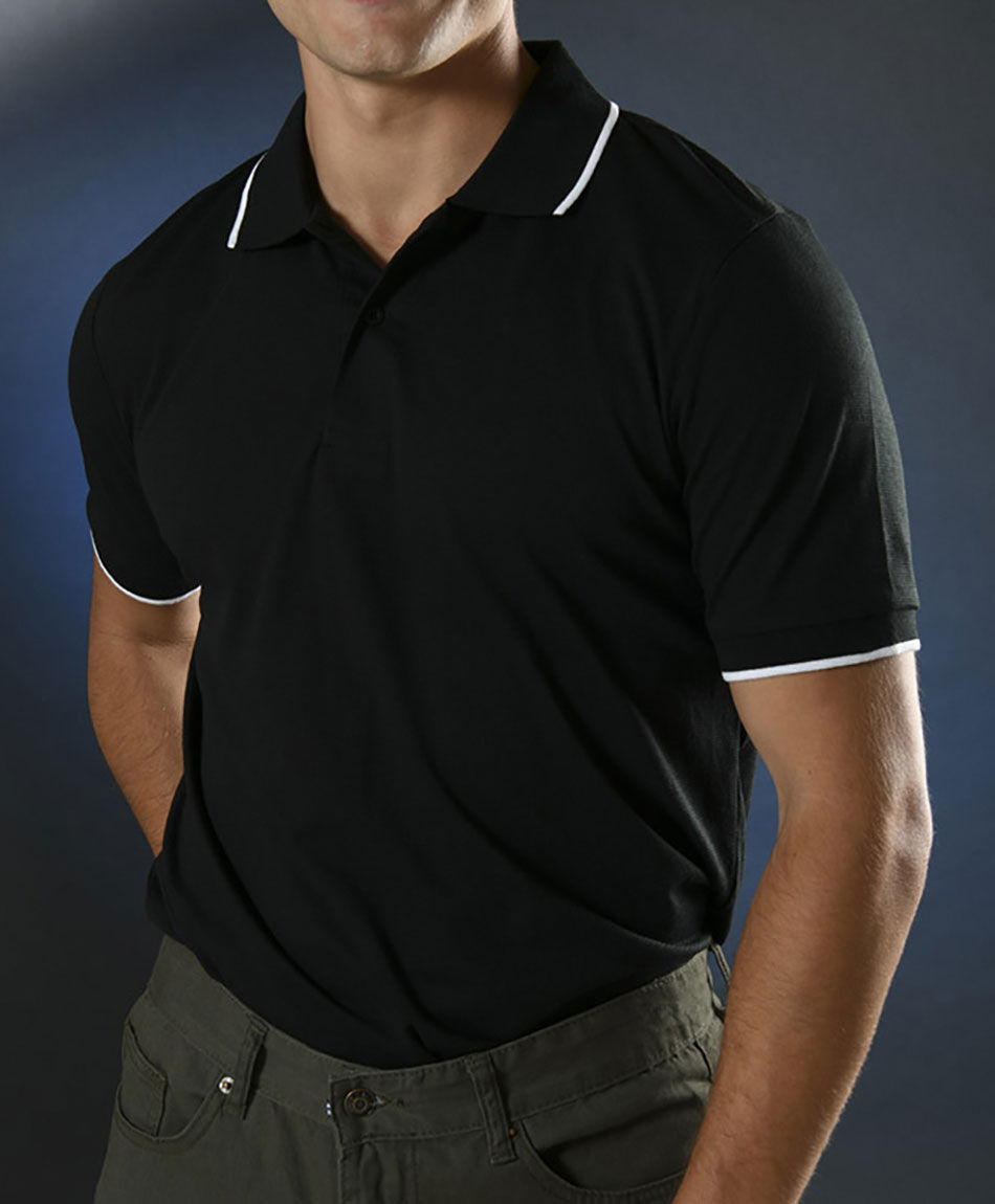 Polera cuello polo