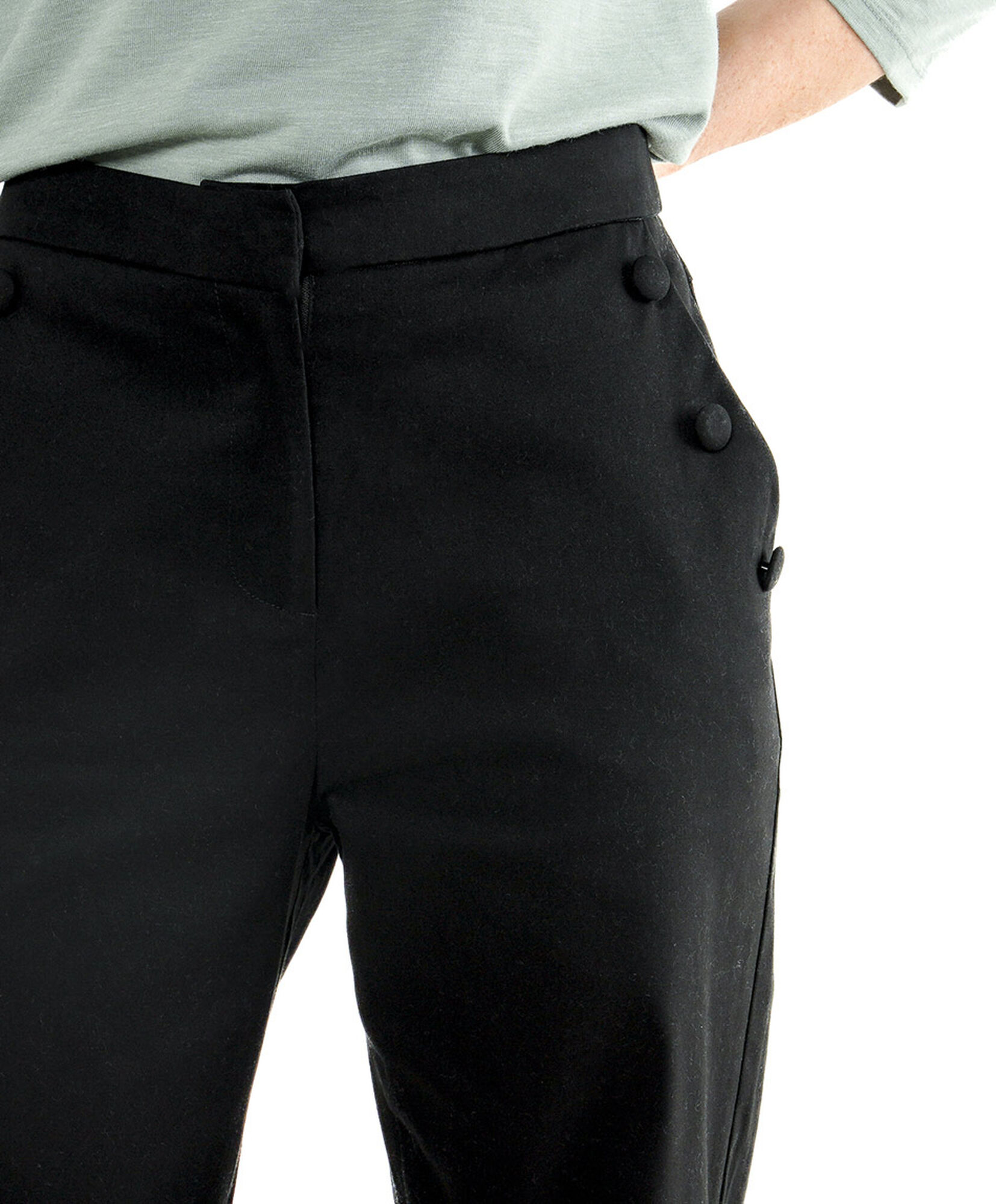 Pantalón mujer botones forrados Pantalón mujer botones forrados