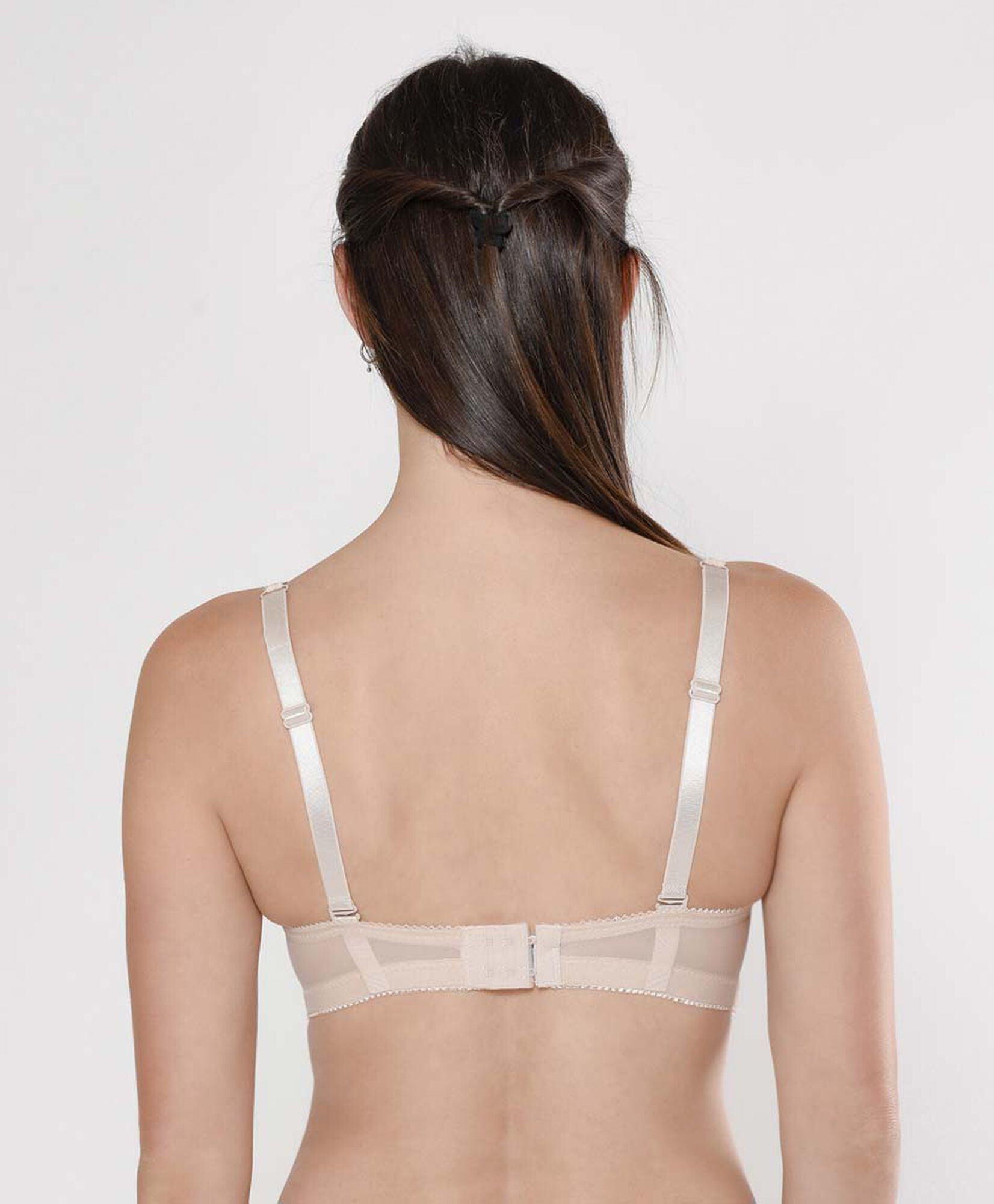 Sostén mujer encaje mesh strapless Sostén mujer encaje mesh strapless
