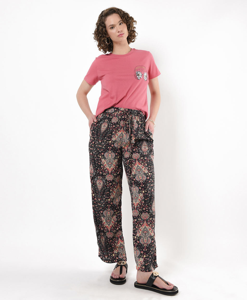 Pantalón mujer estampado