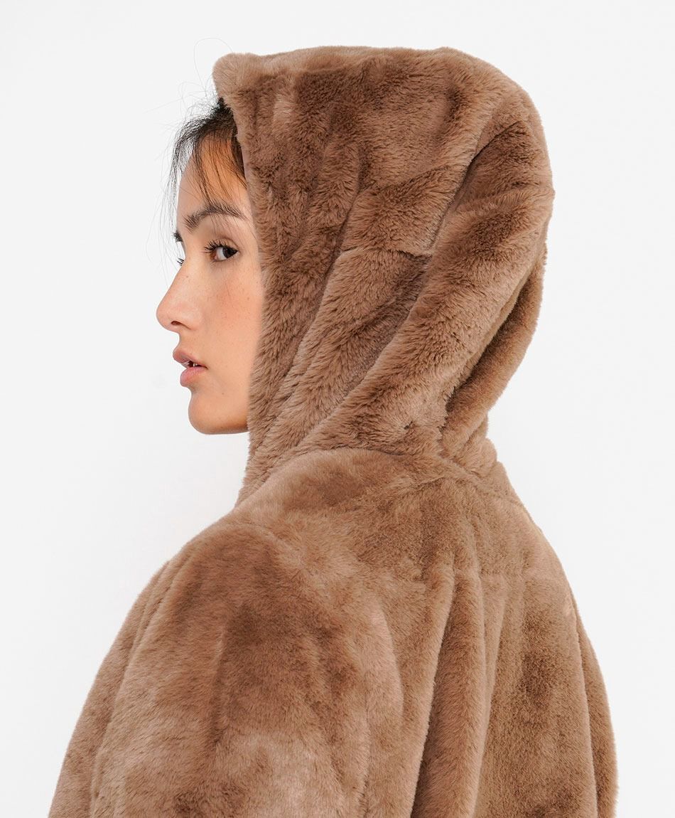 Parka mujer reversible interior abrigado