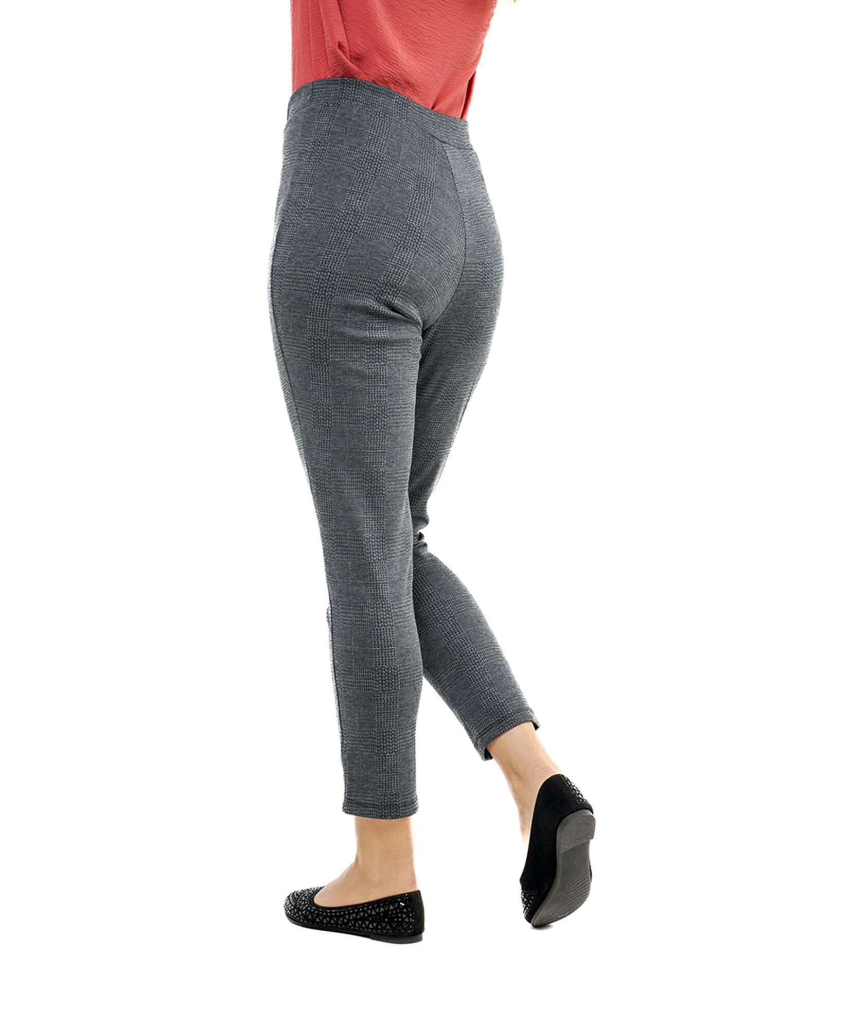 Leggins mujer cuadrillé jacquard Leggins mujer cuadrillé jacquard