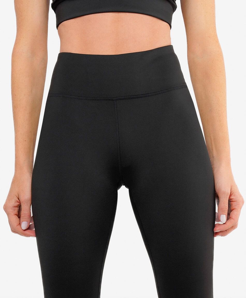 Calza deportiva mujer lisa tiro alto