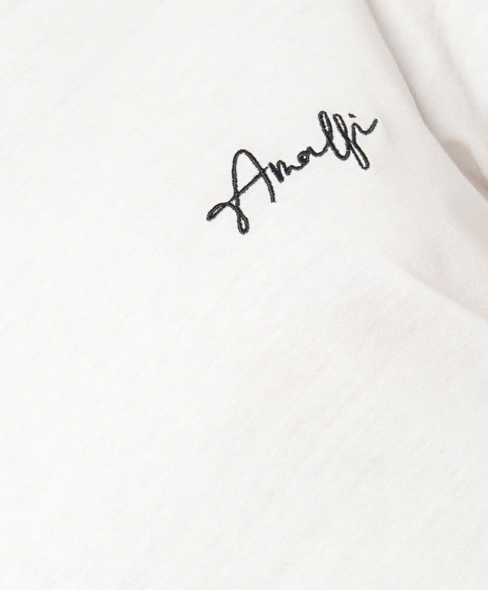 Polera mujer doble estampado amalfi