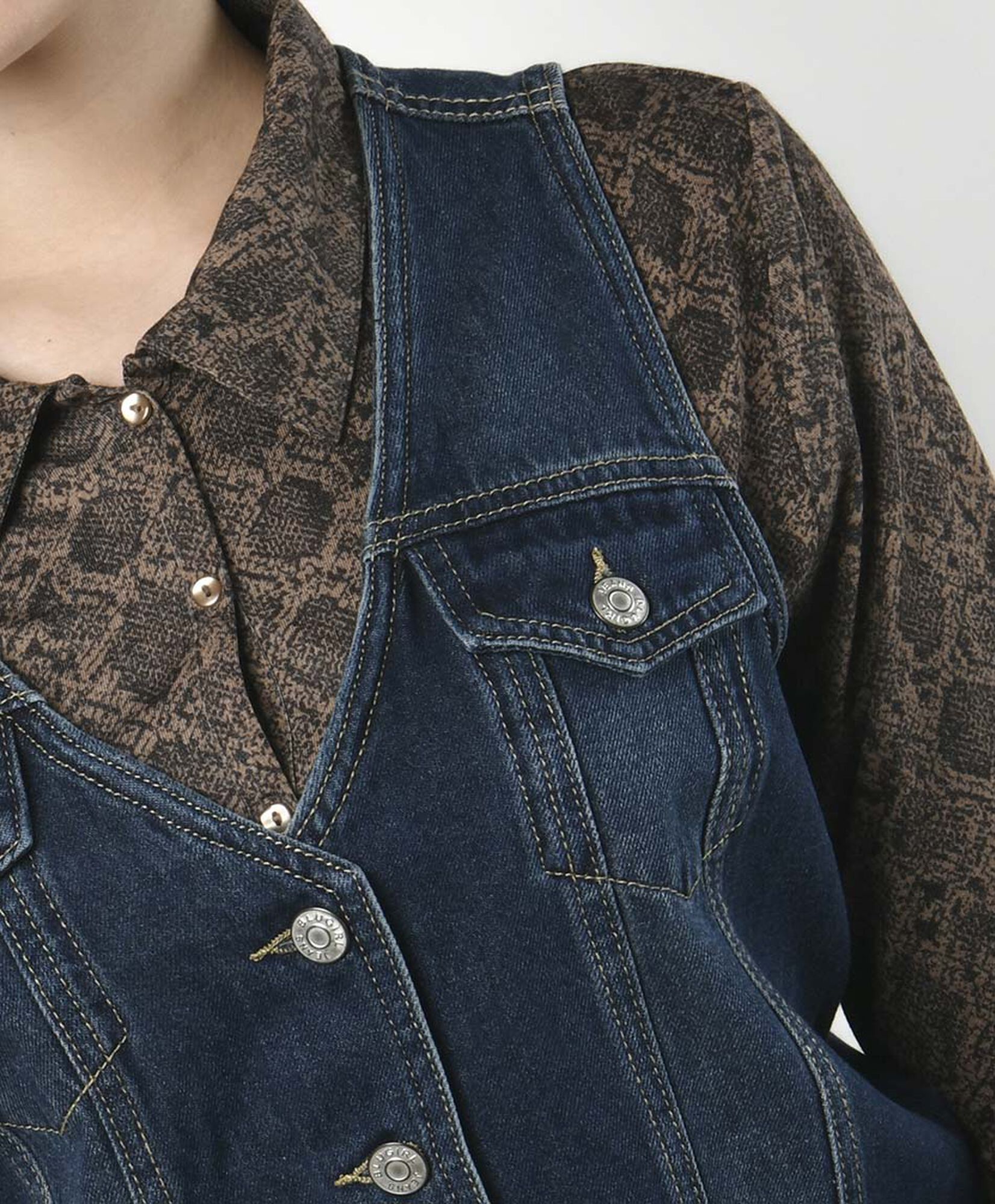 Vest mujer denim bolsillos Vest mujer denim bolsillos