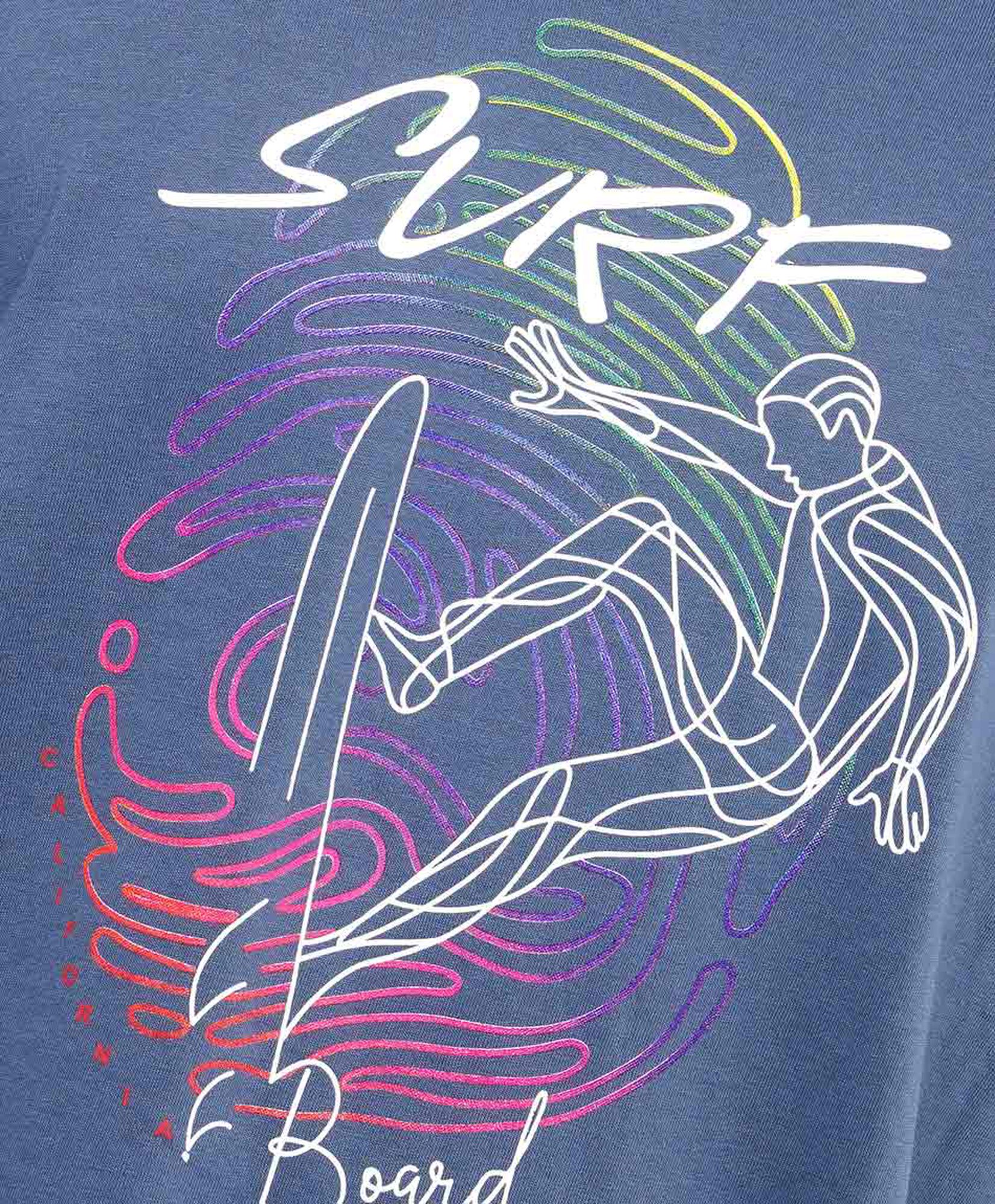 Polera hombre dibujo surf Polera hombre dibujo surf