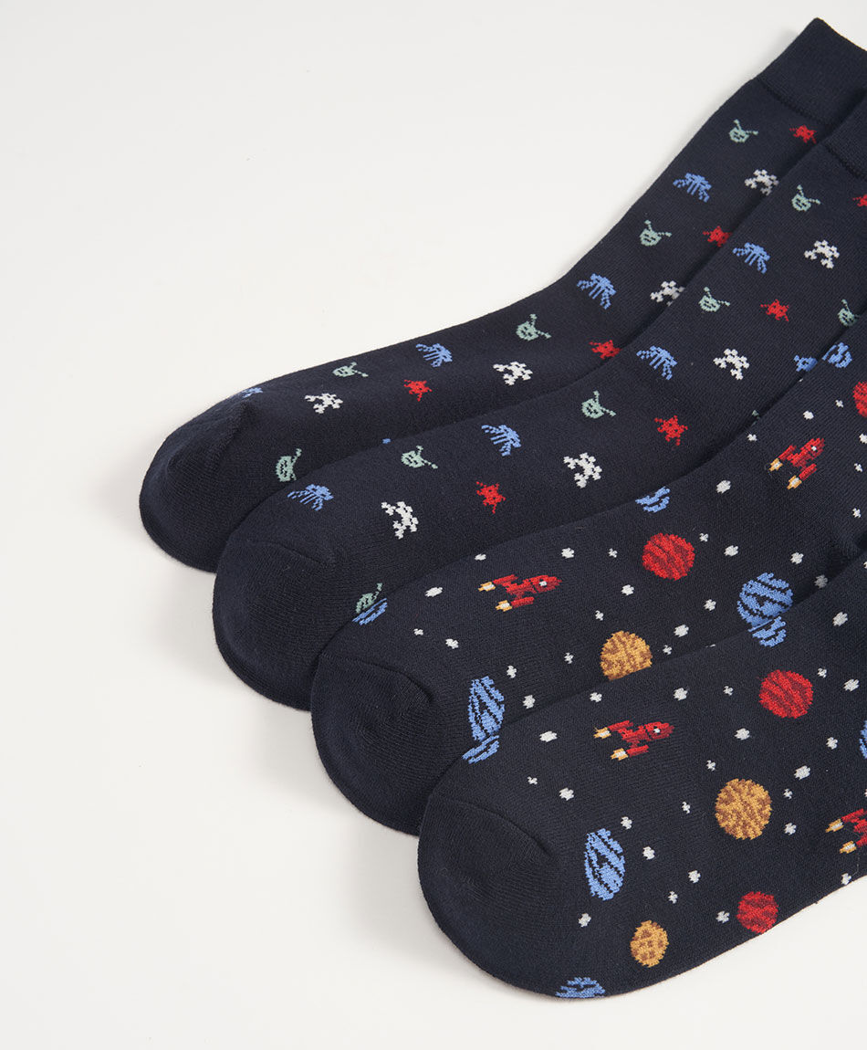 Pack 2 calcetines hombre ovni