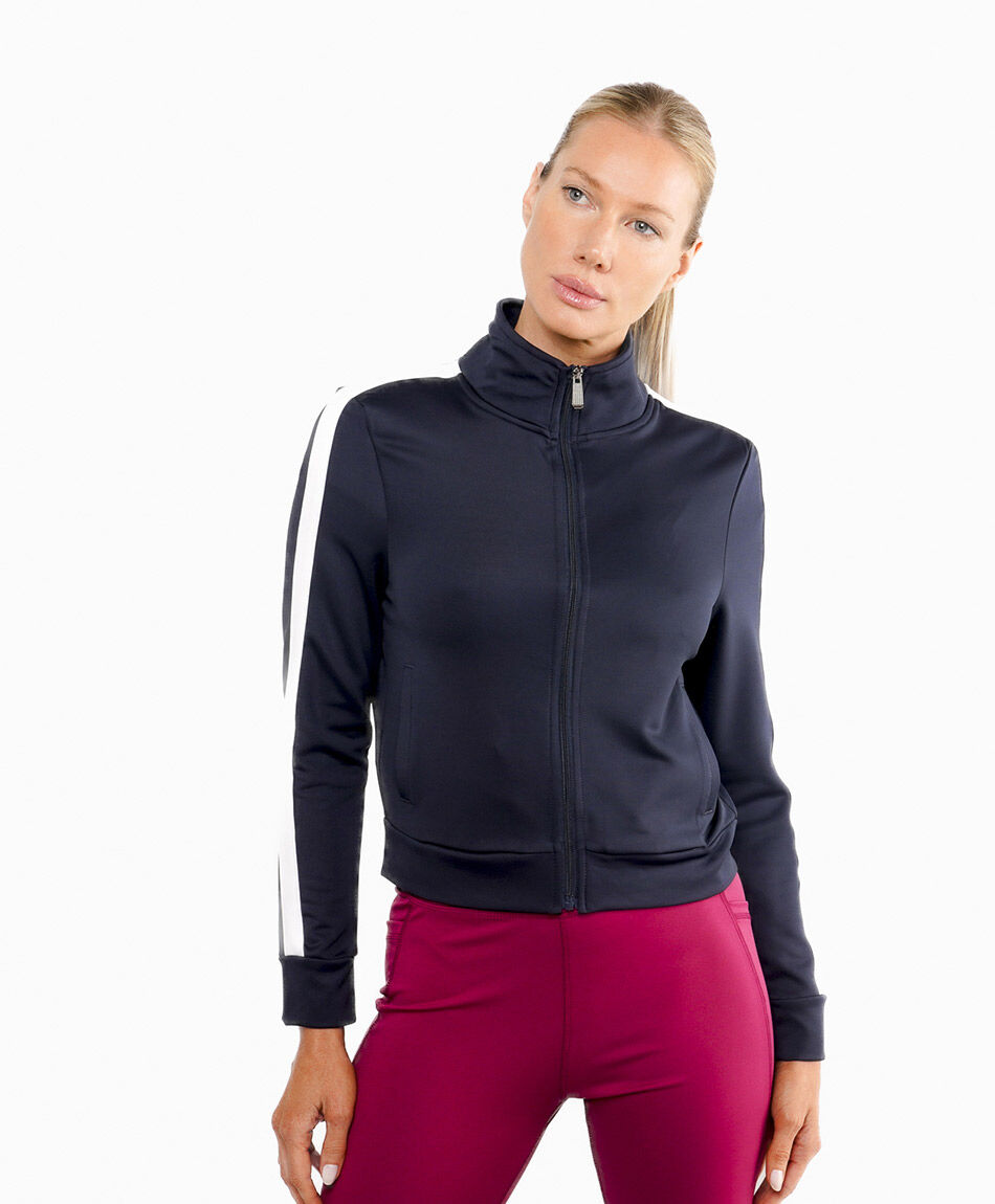 Poler&oacute;n deportivo mujer linea white