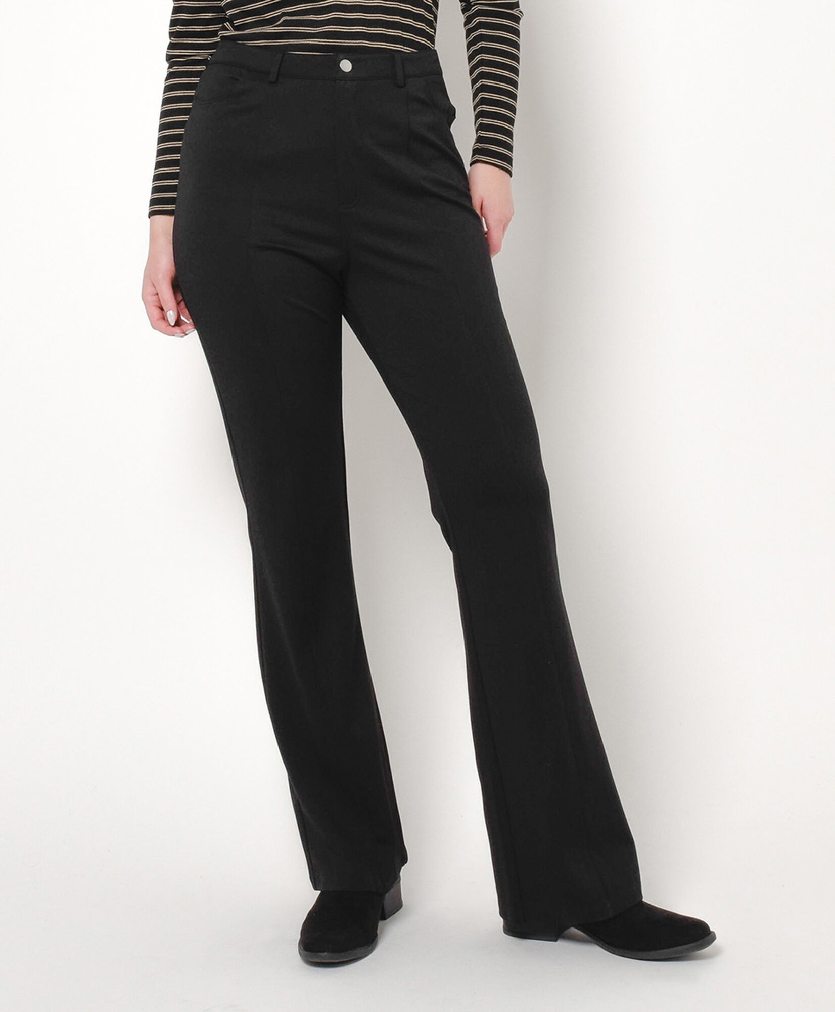 Pantalón mujer liso negro Pantalón mujer liso negro