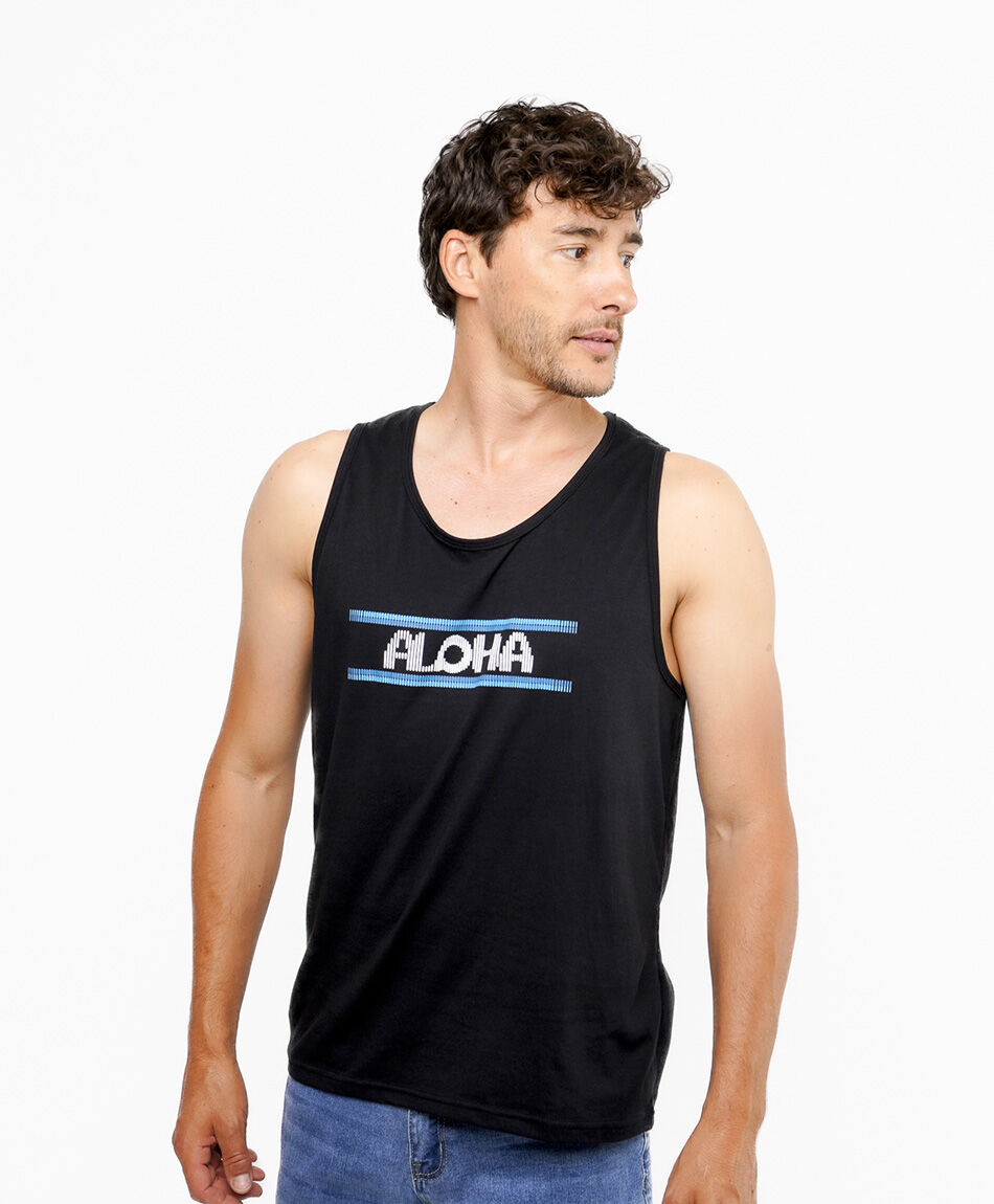 Polera hombre surf aloha