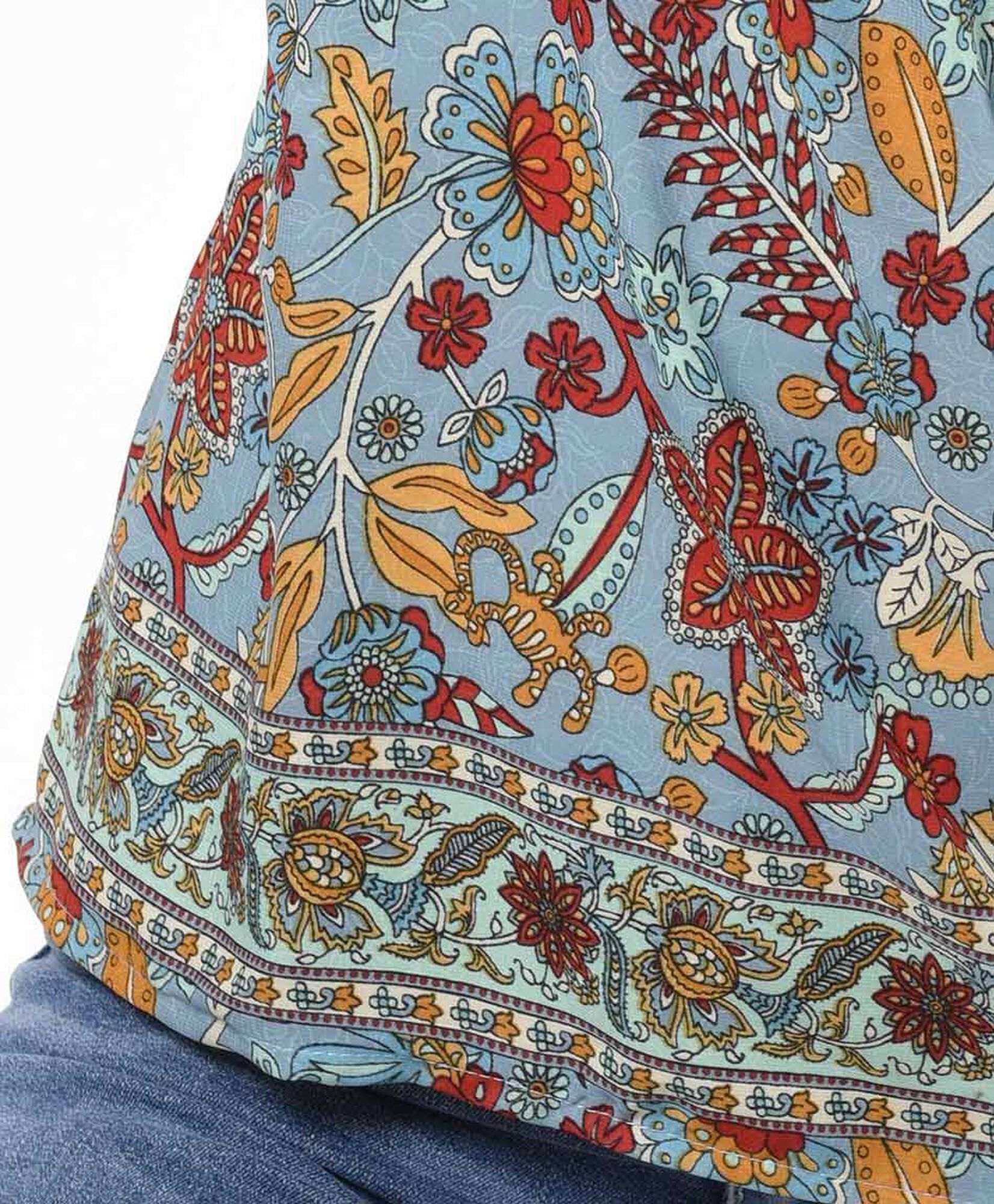 Blusa mujer estampada hojas Blusa mujer estampada hojas