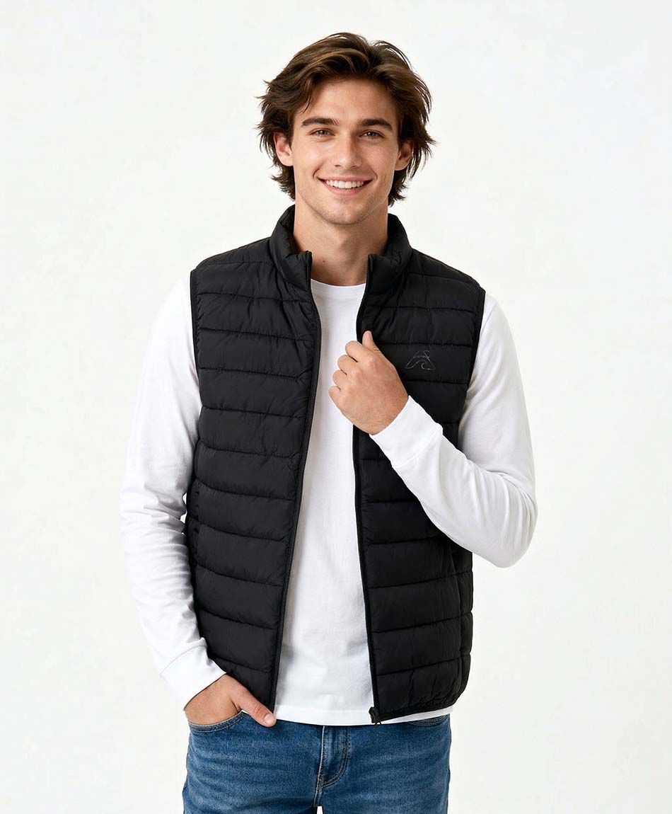 Parka hombre  sin mangas acolchada