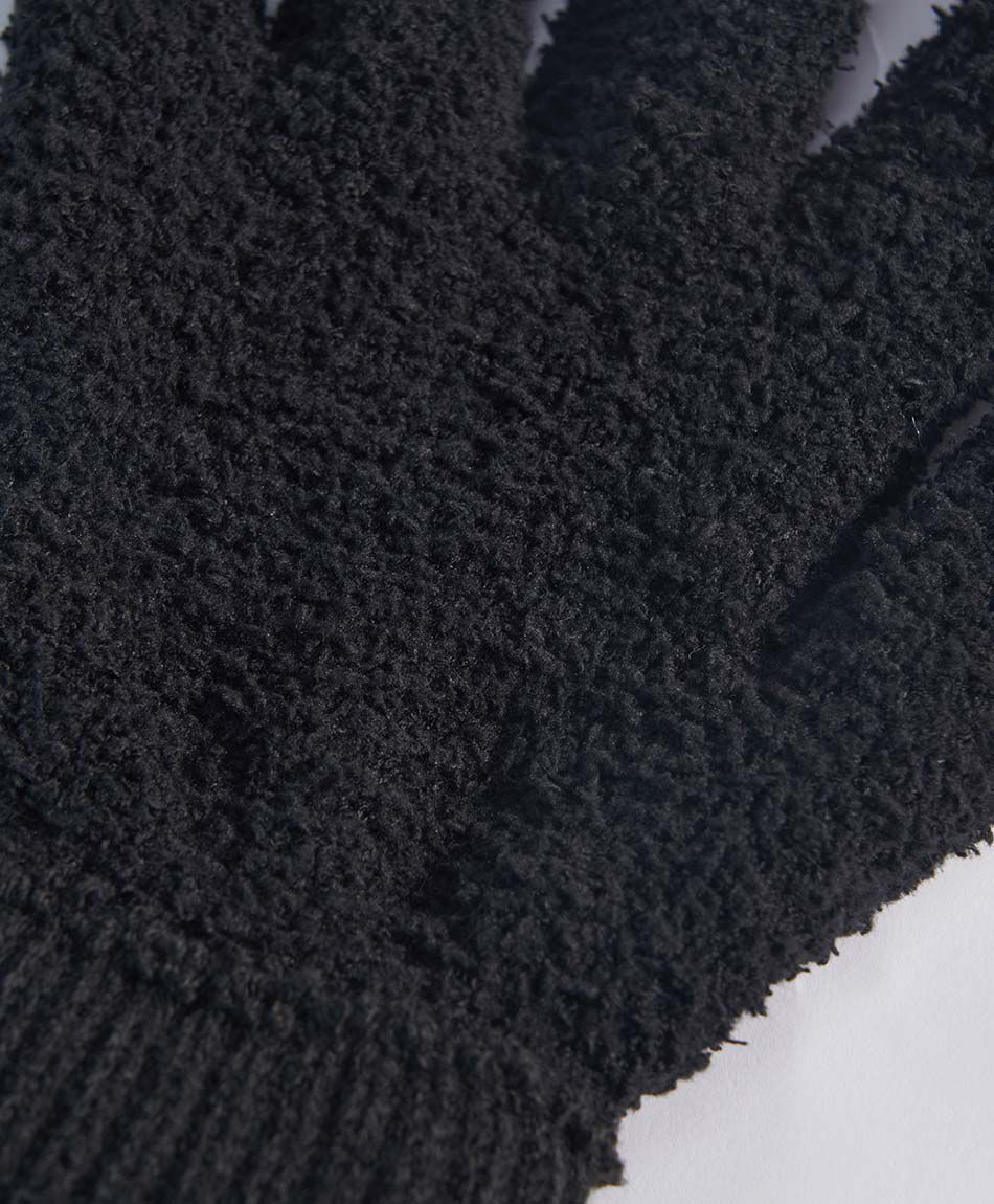 Guantes hombre lana negro