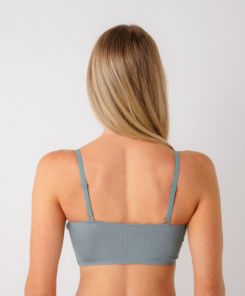 Bralette mujer seamless jacquard