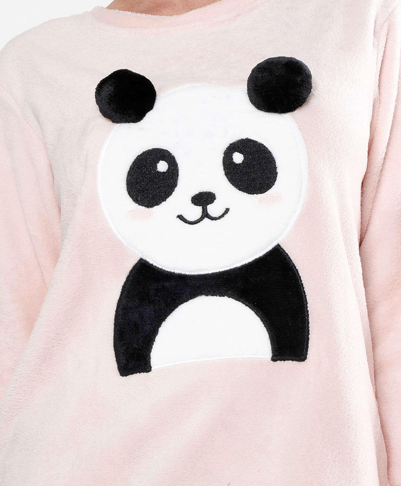Pack mujer pijama polar + calcetines panda Pack mujer pijama polar + calcetines panda