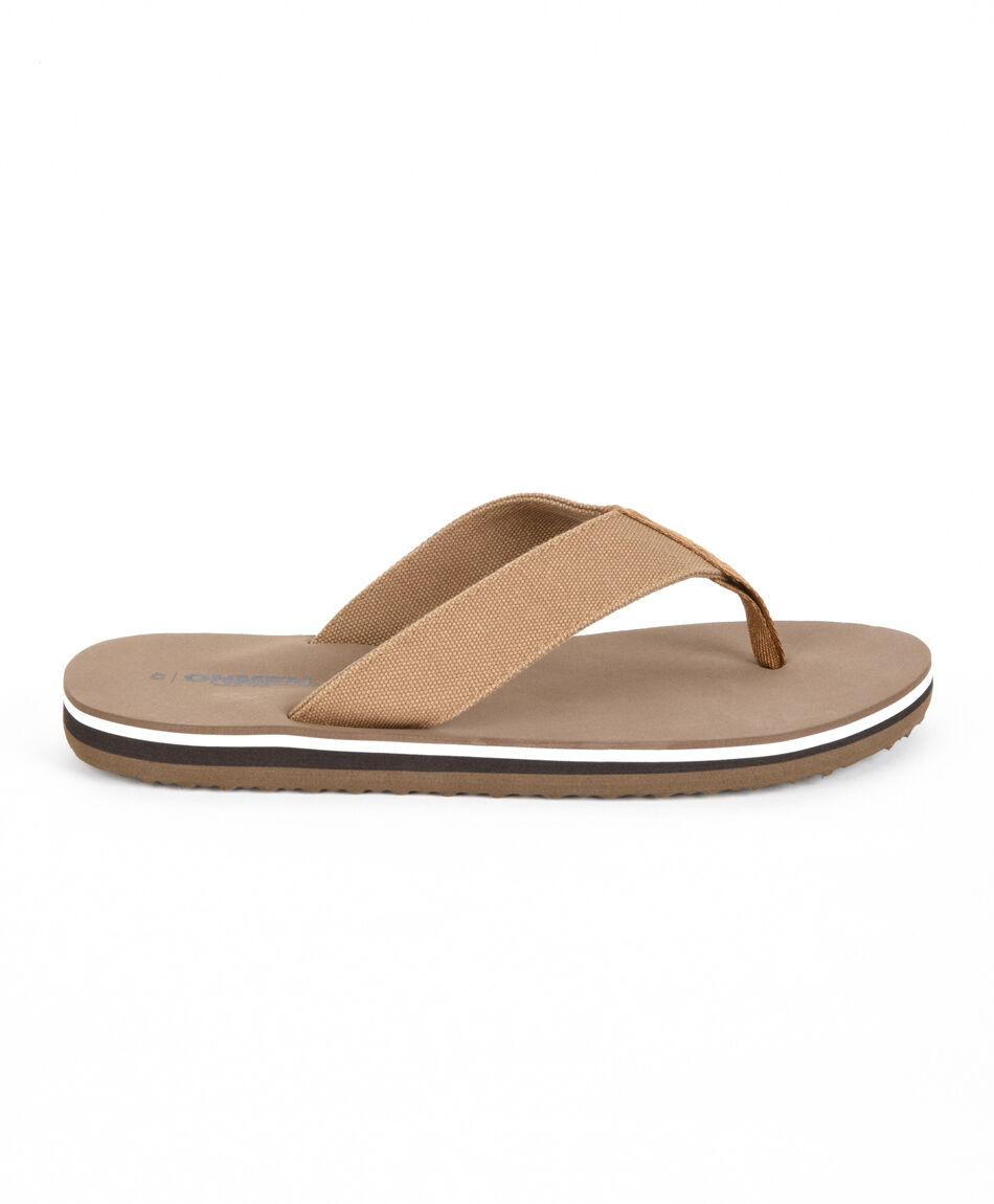 Sandalia hombre tela