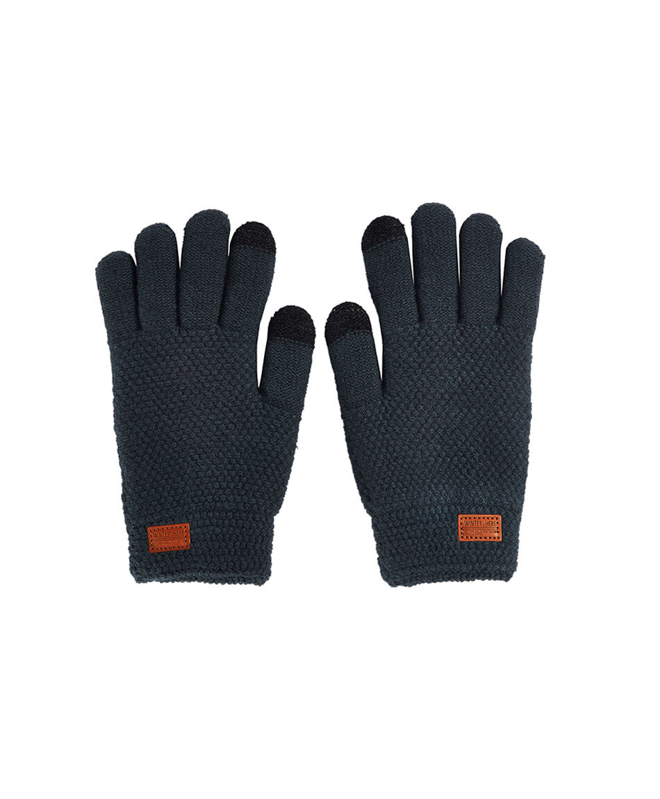 Guantes mujer tejido
