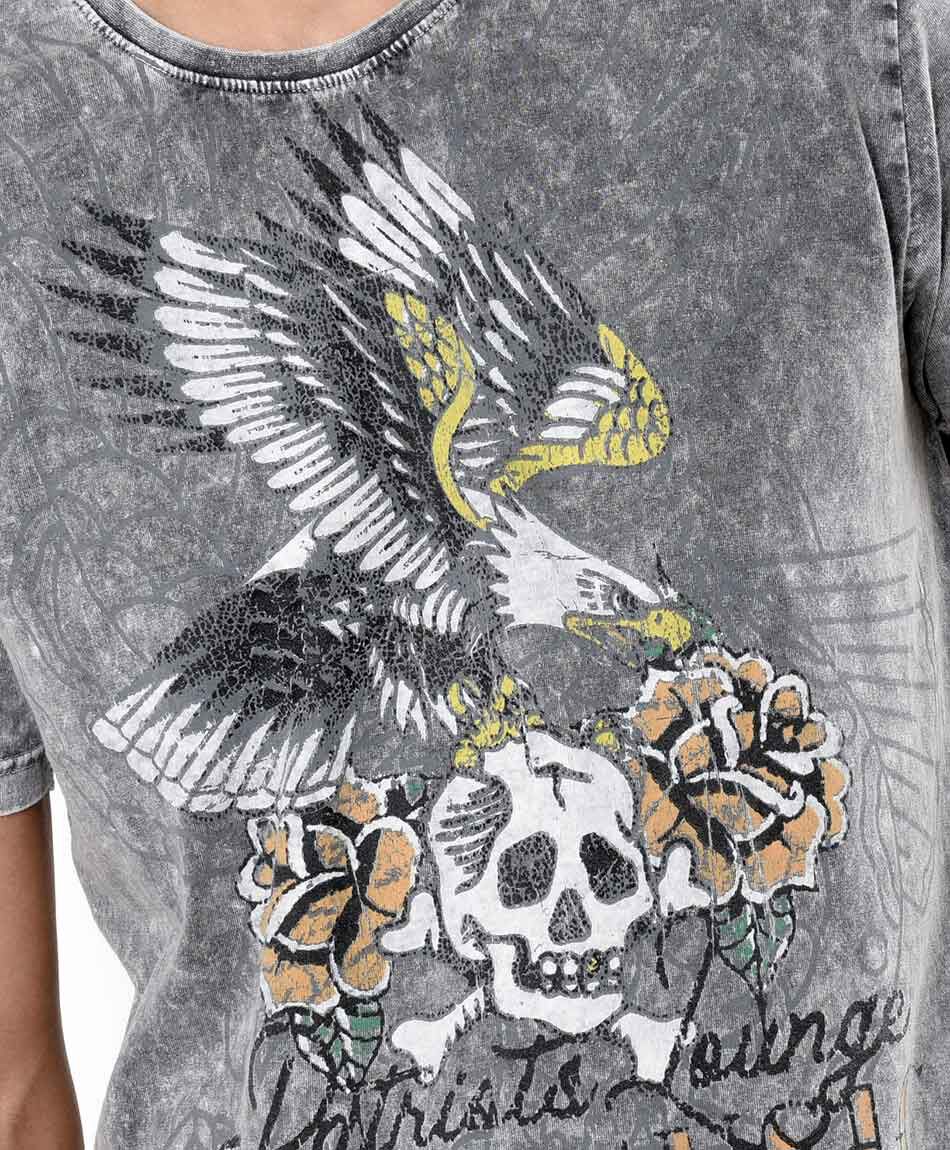 Polera hombre estampado &aacute;guila