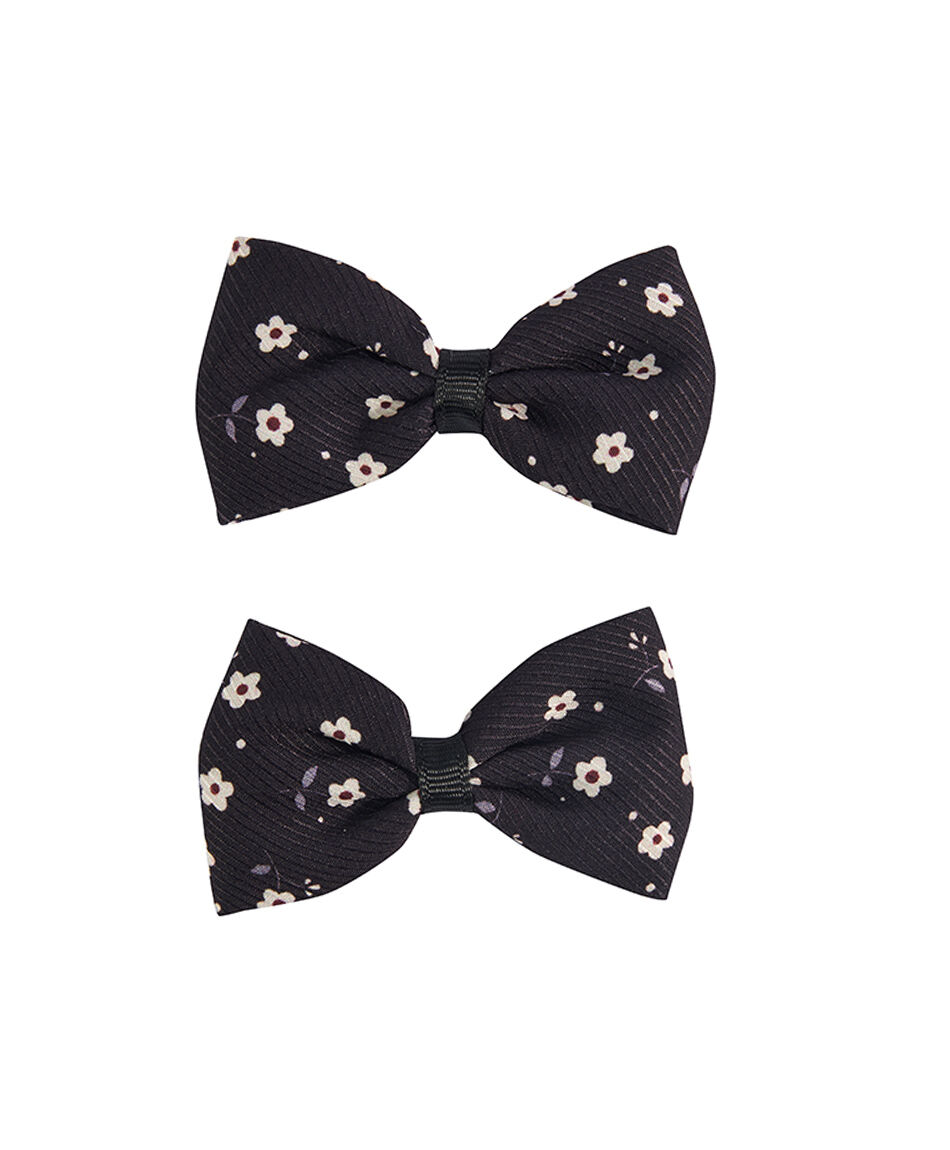 Set 2 pinches infantil cinta florcitas