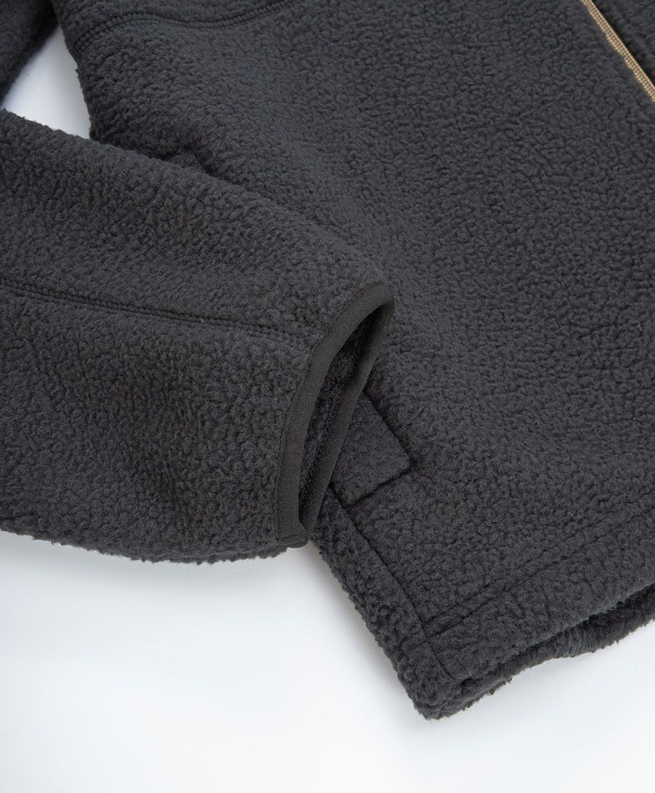 Chaqueta hombre polar bicolor bolsillo