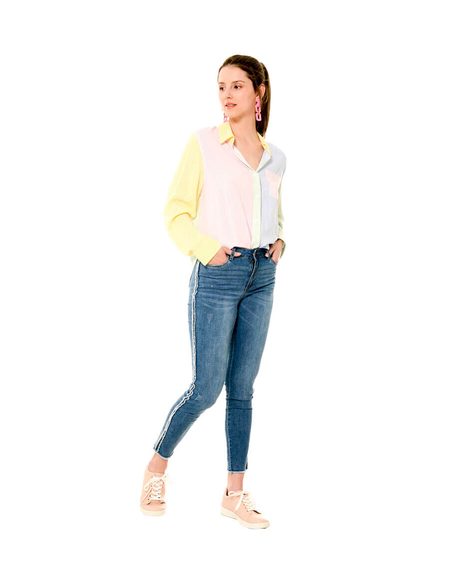 Jeans desflecado