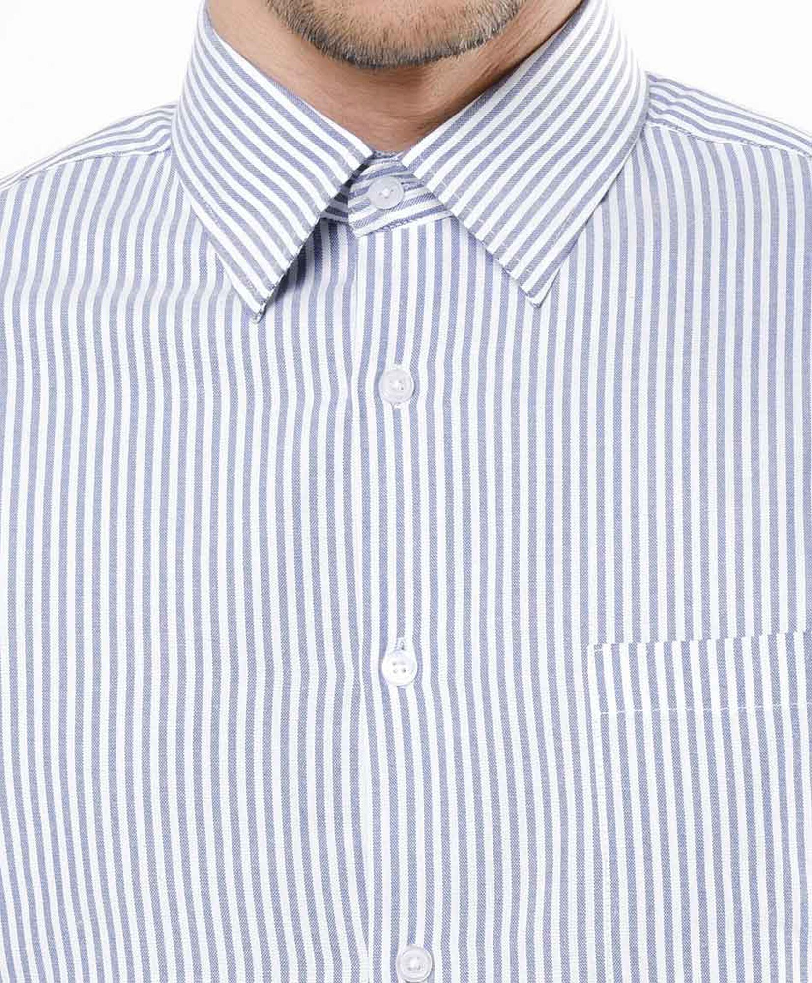 Camisa hombre líneas azul Camisa hombre líneas azul