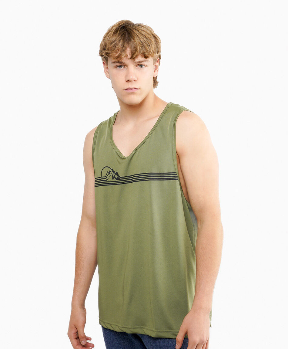 Polera hombre surf sin mangas