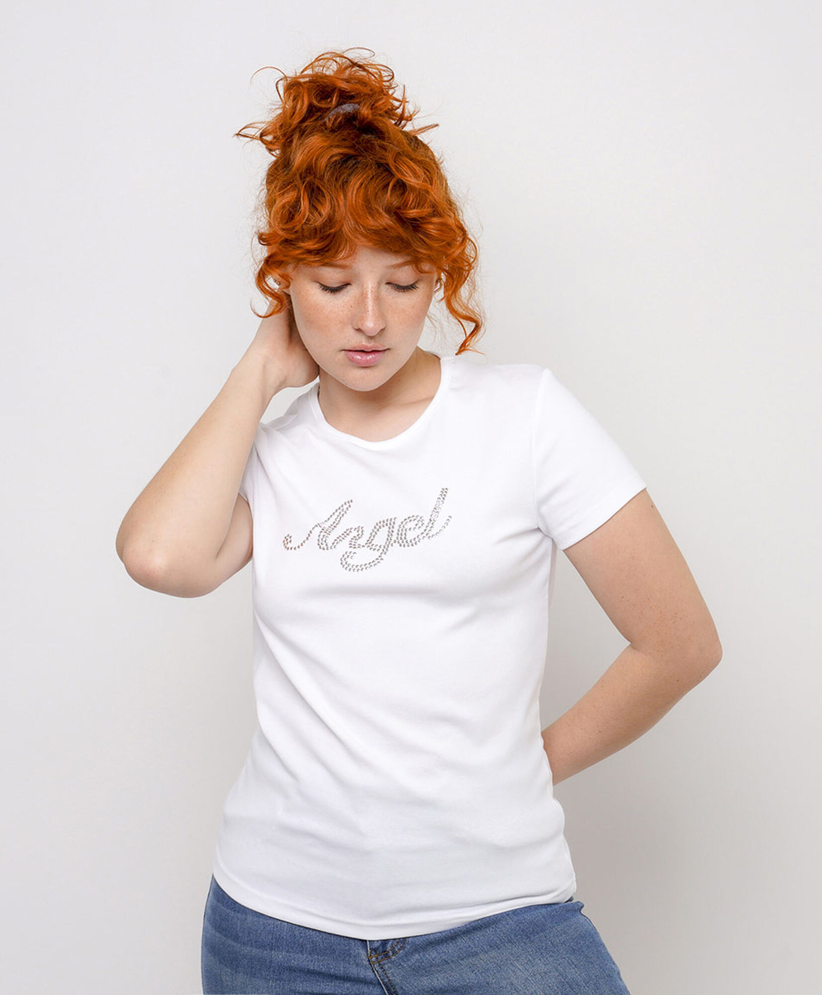 Polera mujer relieves brillantes Polera mujer relieves brillantes