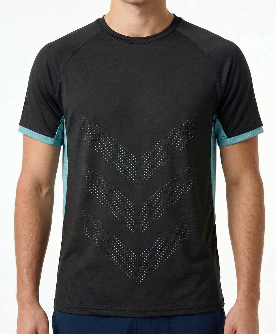 Polera deportiva hombre flechas