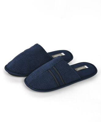 Pantufla hombre doble línea