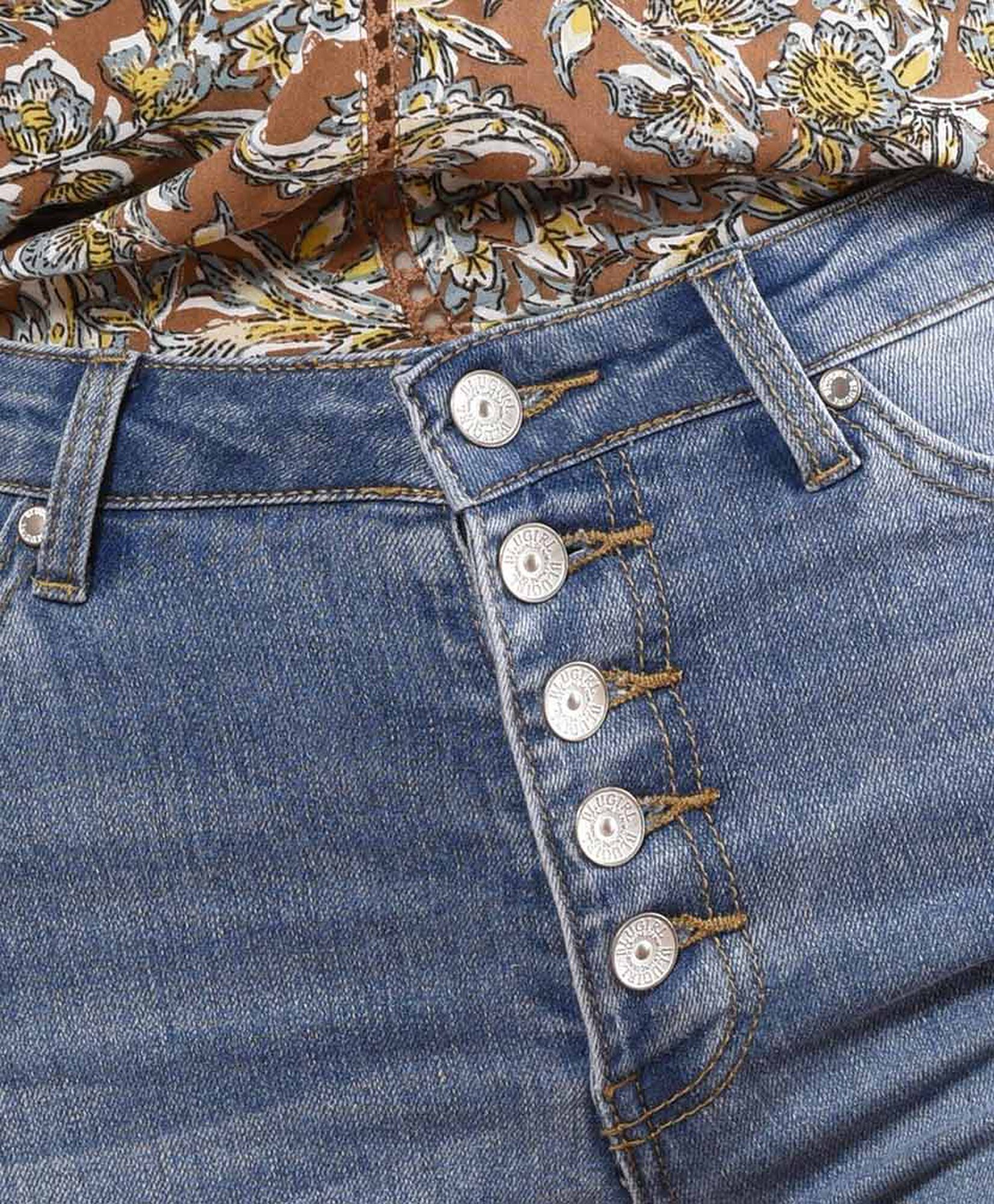 Jeans mujer botones slim fit Jeans mujer botones slim fit